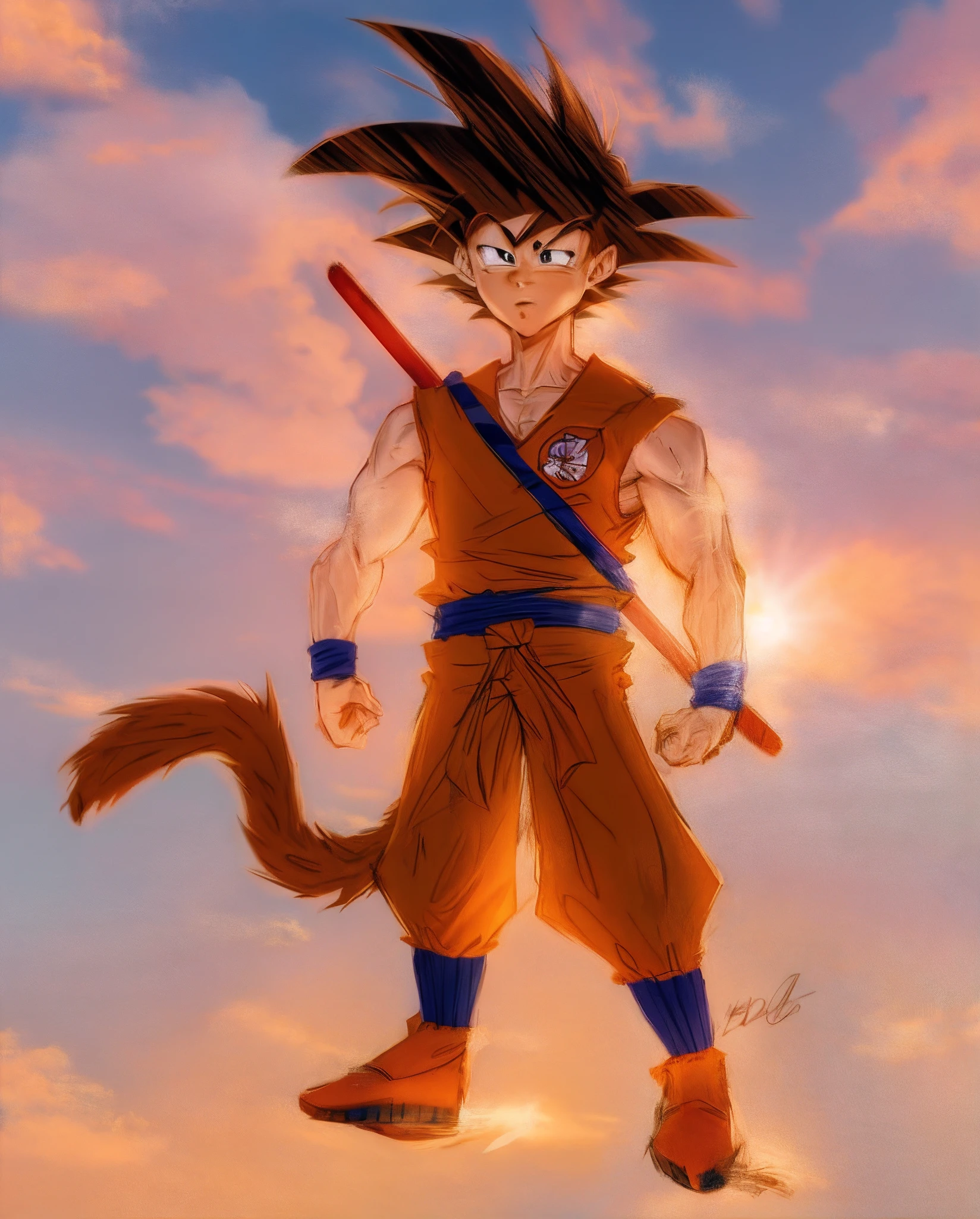 Goku as a Dragon Ball child character, Goku