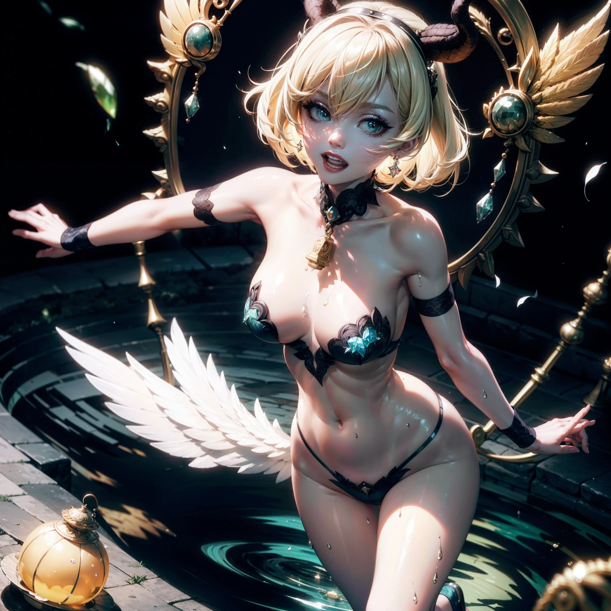 masterpiece Goddess Marilyn Monroe waitress matrix meticulously intricate ultra highres Pro-photo-realistic reflection optimal ultra_sharpness focus perfection accurate volumetric Lightning contrast front_sunlight backlight global illumination cgi vfx sfx reflex ultra high-definition ultra high-detail Octane_rendered extreme improved graduated UHD XT3 64K 32K 16K 8K DSLR HDR UnrealEngine5 romm rgb pbr 3dcg fxaa blu-ray colors-coded anti-aliasing fkaa txaa rtx ssao opengl-shaders glsl-shaders post-processing post-production cell-shading tone-mapping vivid red hairstyle Agate ornament diamond sunflower sports cap cow-boy hat athletic epic clean eyeliner cheekbone felt suave expressive effects embarrassed wet flirt sweat lazuli-droplet-of-water-drop-between-eyes Divine (bright eyes, bright eyes) beautiful eyes saturate black pupils brown irises turquoises sapphires pearls open mouth smile teeth (tongue droplet water) clavicles white jacket shirt bridaldress safran silk papillotes sleeves orange satin obi scarlet breasts huge side-boob spread sagging corsage yellow seams navel skirts wide fringes swinging spinel reveal diamond heart chastity-belt solid padlock indigo pubic pubic-hair silks snap_lock garters legs boots solid iron nickel cobalt luminescence depthfield Crystalline butterfly CGSCOSITY "Heavy Metal" sceptre invokes magic monarch fleuraison monster milkweed monstrous viceroy fire-breathing creature sundrop fountain water drop of water Drink "Beer-Buck" beer broues slide mirror onyx summon Queen Bee wings transparent ruby occult headgear flash Disco-Ball Earth hearth blooms Tourmaline lantern-paper dramatic crystal background water-dancing Pool marbles paddling opal "Water Falls" equirectangular 360 population deep path glass strange Obscurside outdoor darkness full moon glow Chaos dark night hole cathedral crux anks Tattoo Bruce_Weber sex Females naked Koos_Roos nsfw varies multi etc.