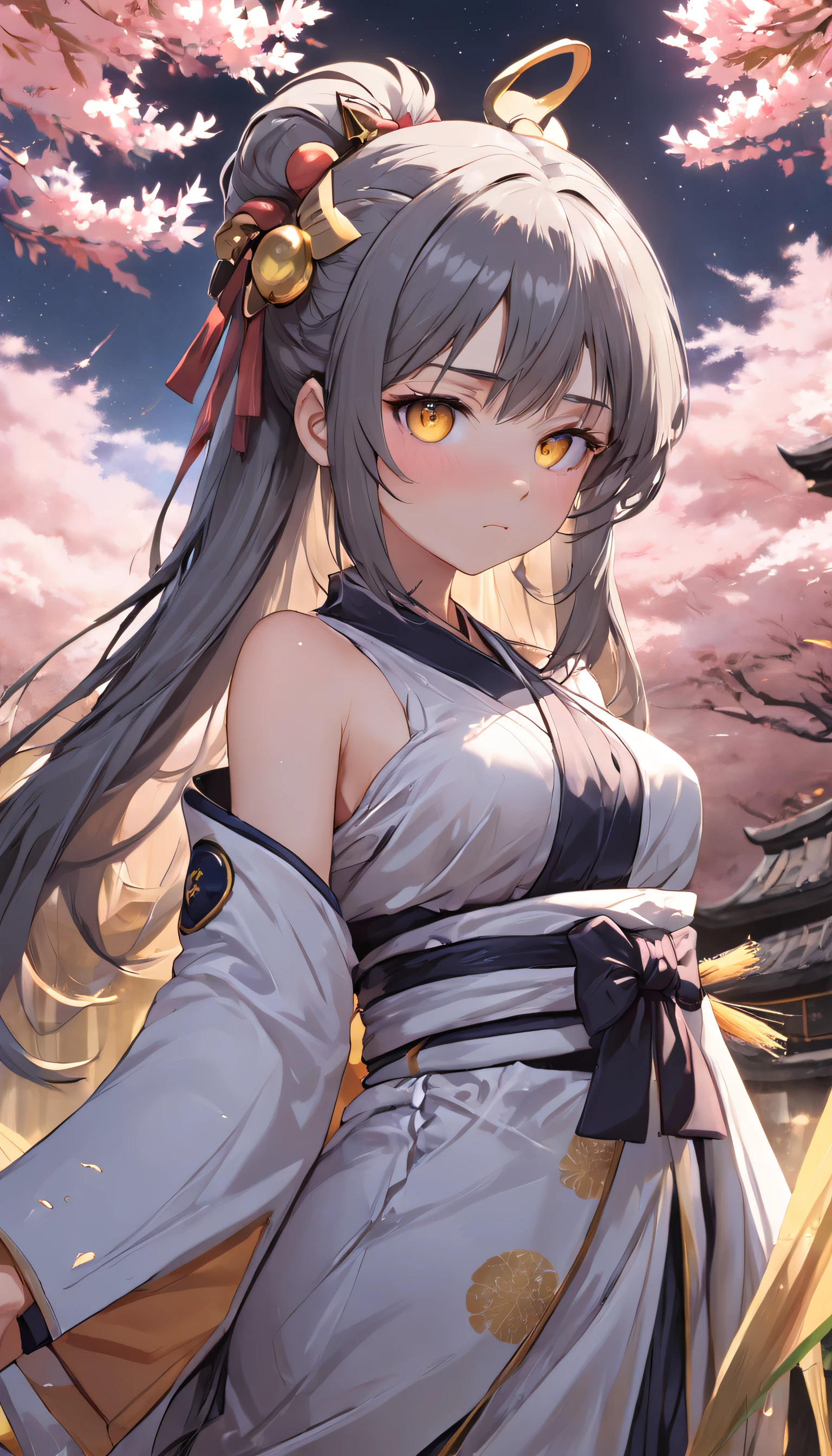 ((yukata:1.4))、Put your fingertips to your lips、(Perfect hands, Perfect anatomy),(Unbroken body),(Perfect body structure),((arms two)),((legs two)),highest quality, (((masterpiece, best quality, high resolution, super high resolution, perfect pixel, written border depth, 4K, RTTX10.0))), Super detailed, HDR, Studio Lighting, Sharp Focus, Bright colors, Portrait, Warm tones, Soft Lighting,