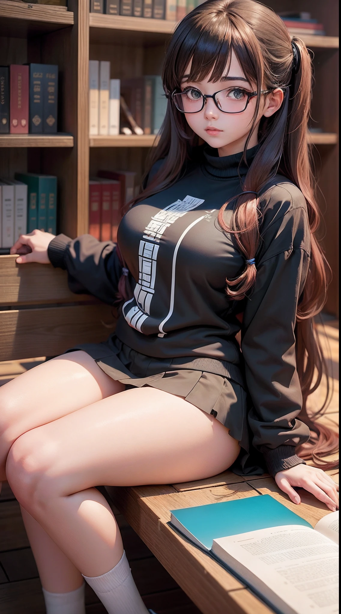 M - Seated,female pervert,nakeness