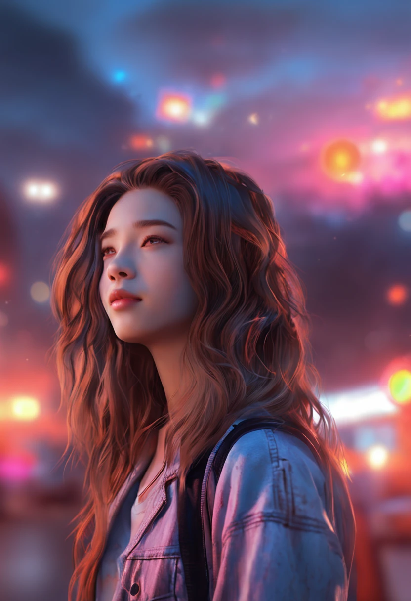 "Image Quality: 8K (Best Quality Scale: 1.2), Artistic Style: Realistic, Photorealistic Factor: 1.37, Clarity: Ultra High Definition, Subject: 2 teens boy and girl driving , different  casual random hair blue, or  brown  neon color and other sbrown neon colore, very long hair,, feather hair ornament, neon colors, flashes, stunning night sky, two Teenage random boys or girls  (16 years old), Notable Features: Pleasant Smile, Closed Mouth, Exquisite Details, Lovely Nose, Composition: Full Body, Damp Hair, Context: Amidst Colossal Dalsefo, Korean idol looks,two,16 years old  very clear face" cute smile, close mouth, k pop looks, clear symmetrical clear teeth, very detailed, car show model