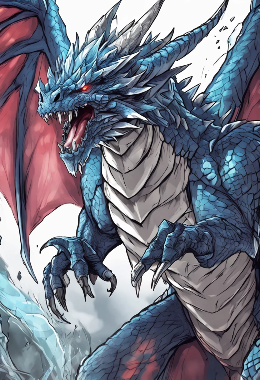 Lead glass dragon