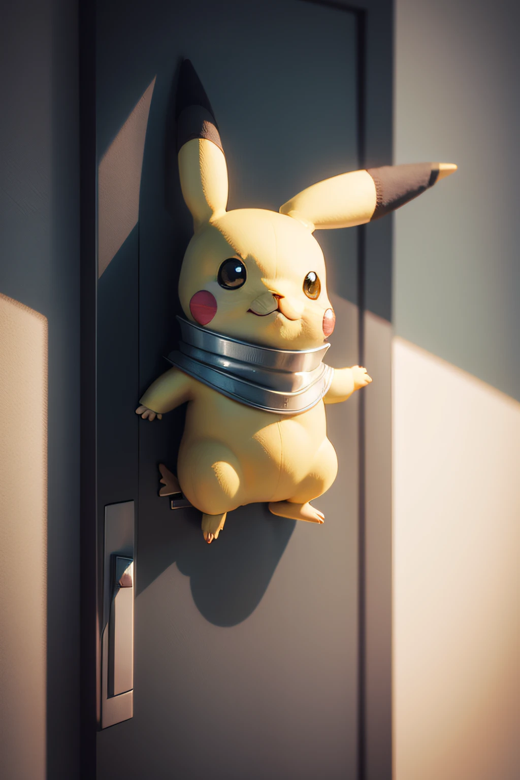 brushed steel pikachu
