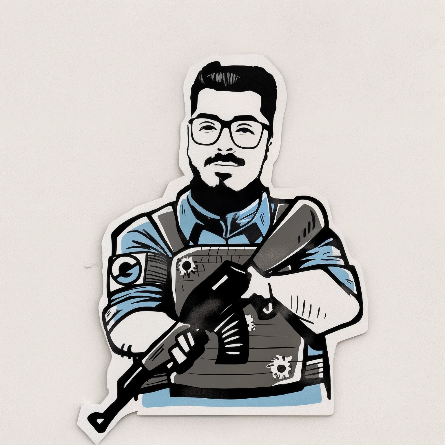 ((Pivalora)) adesivo clouse-up rosto detalhado, cravado centralizado, design de adesivo do telegrama, sticker illustration, Telegrama Sticker, design de adesivos, design de conceito de adesivo, 3x3, Fanart.