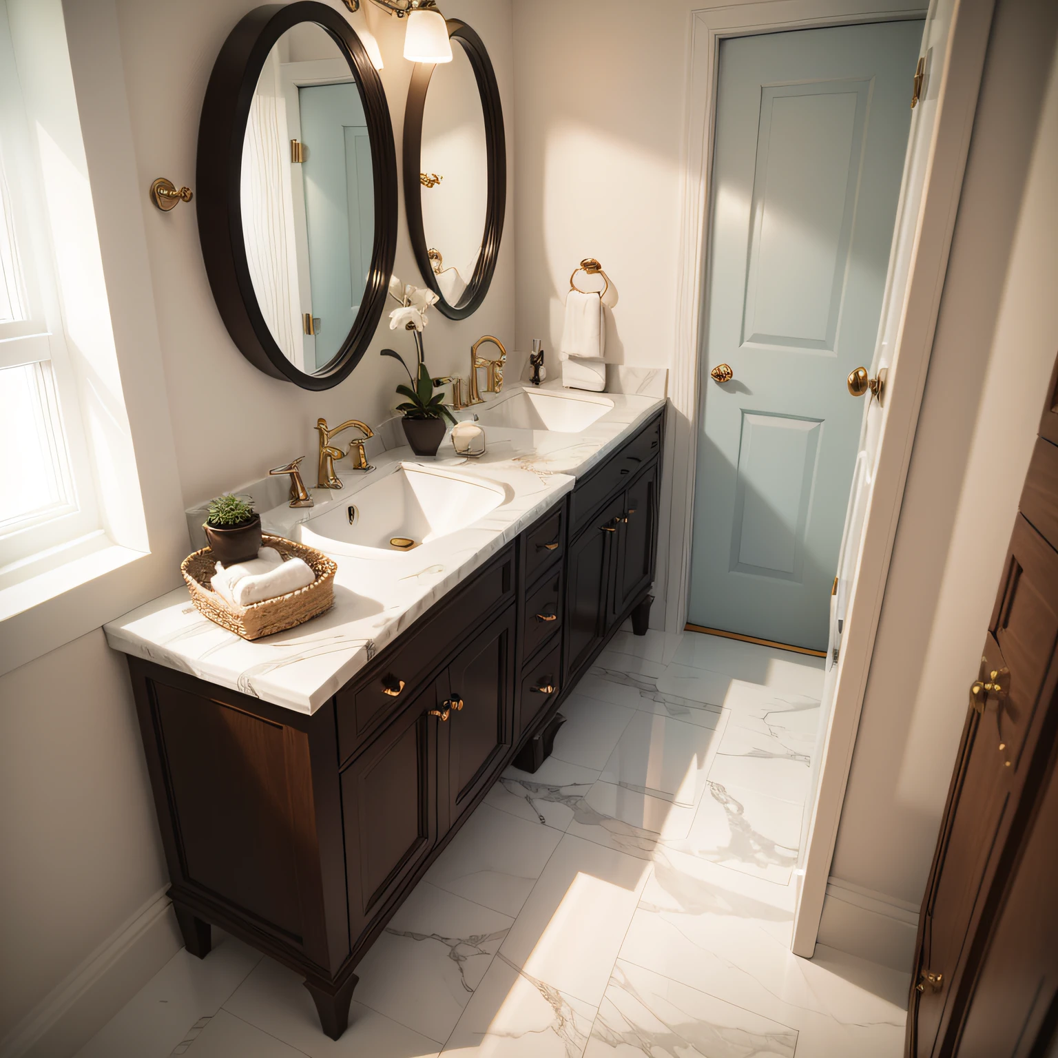 small marble bathroom with Transformed Marble Bathroom
