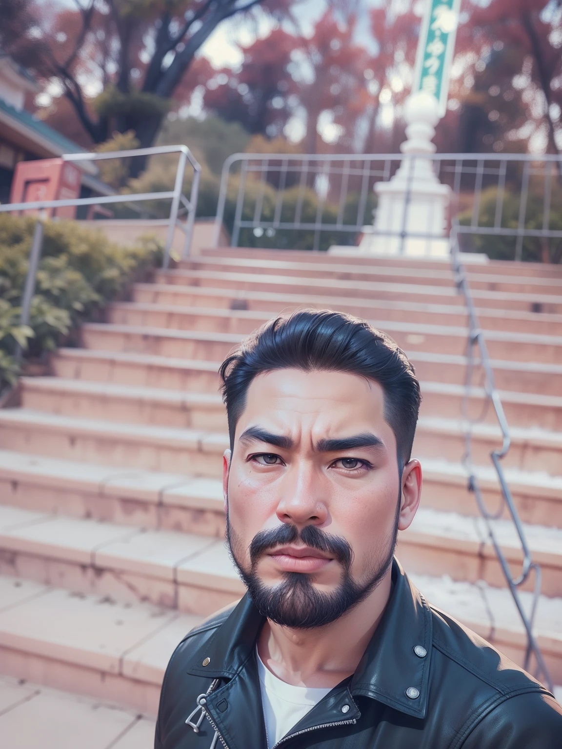 Chang background with hollyhood hero style