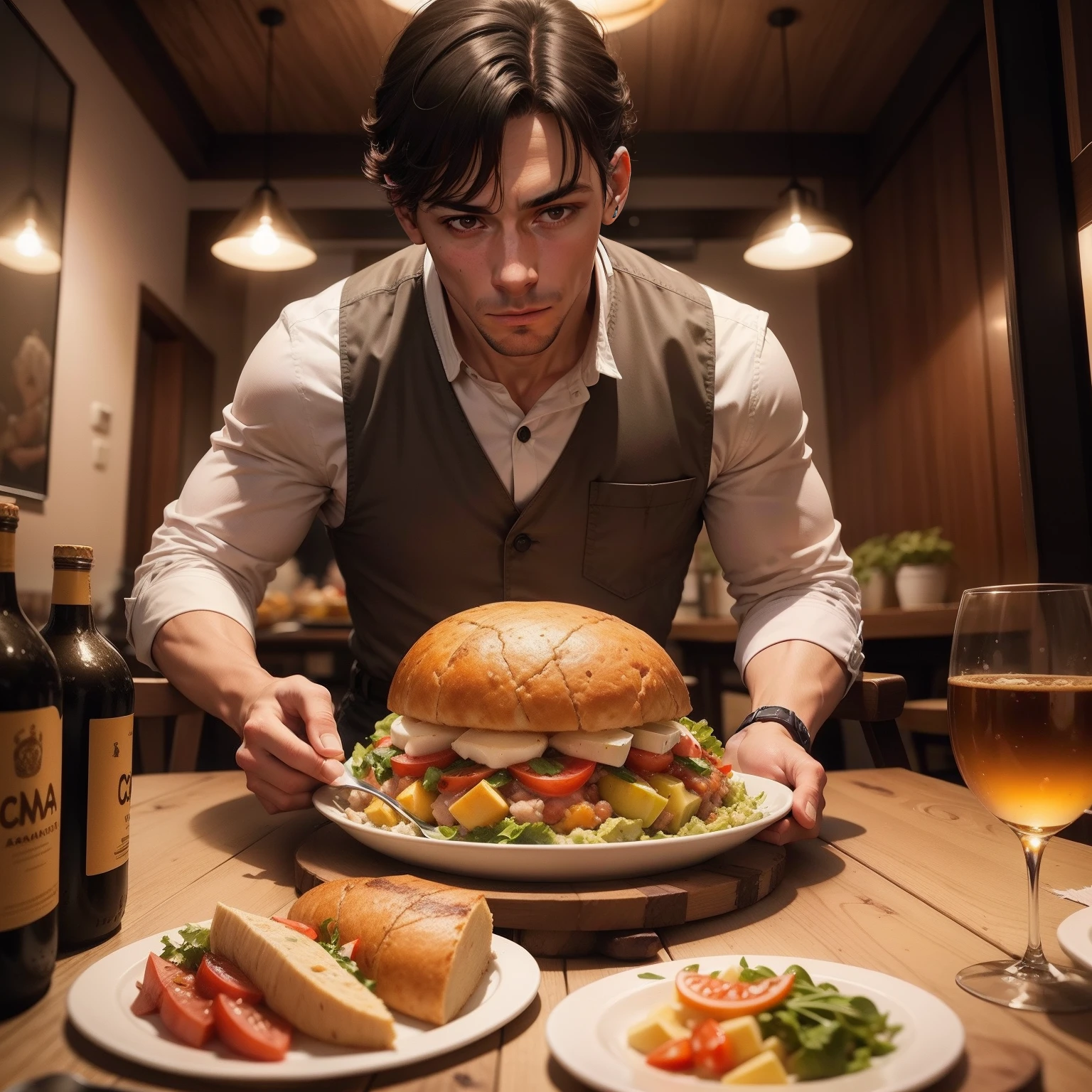 Cena de acasalamento humano