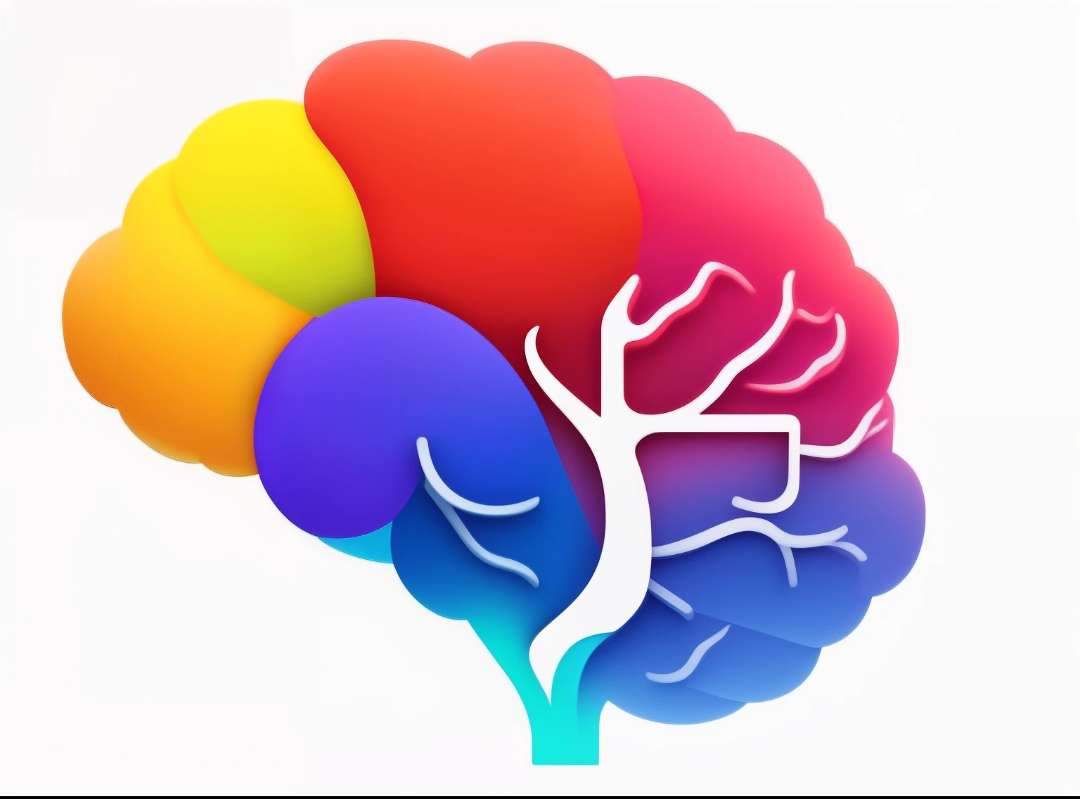 uma nuvem colorida com setas apontando para a esquerda, arco cerebral, icon for an ai app, sem gradientes, neuroscience, Language learning logo, Brains, 2020, 2 0 2 0, Brainstorm, medium poly, no watermarks, Directed by: Reuben Tam, Ios, Postagem no Reddit, Brains, highlight colors, renderizado, foto do perfil, inteligence