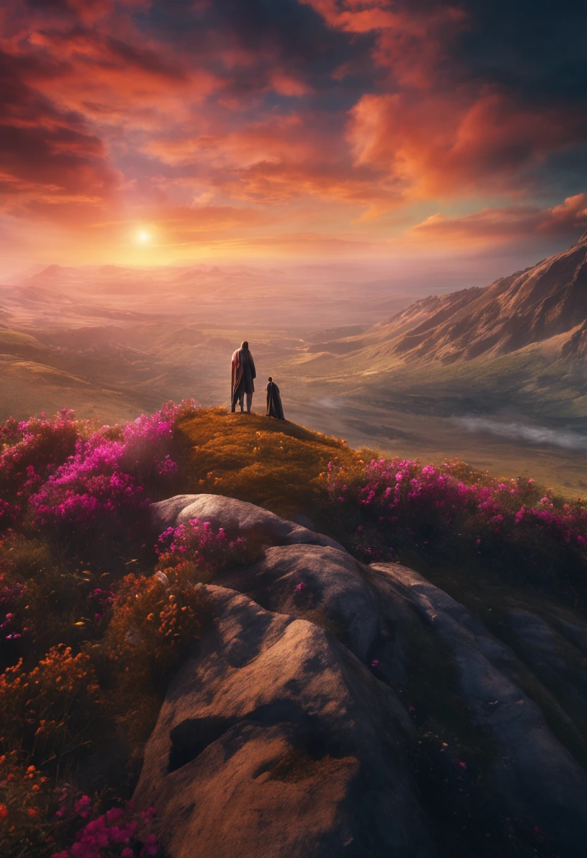 ajnos at the door of heaven high quality image , beautiful and emotional scene