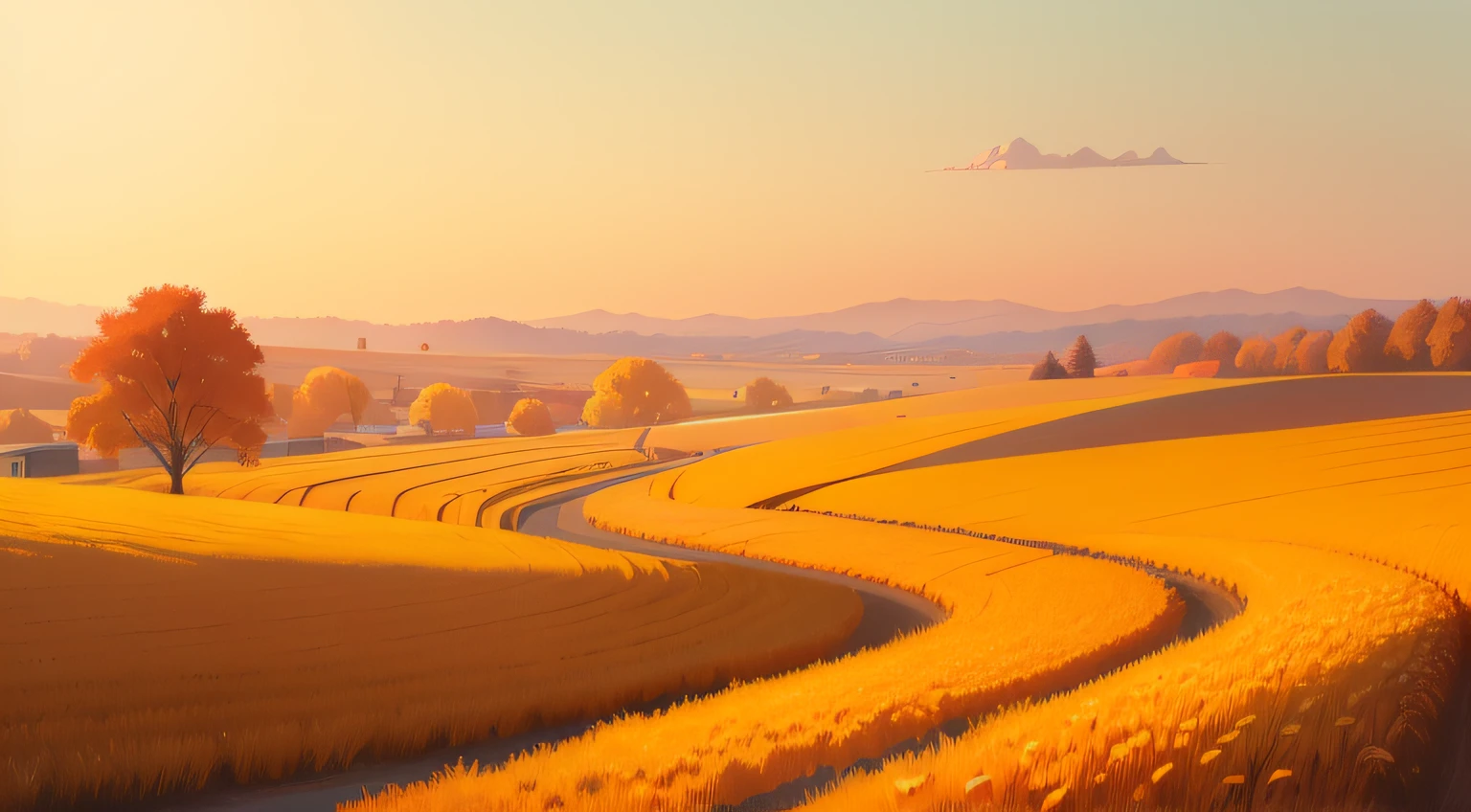 wheat,autumnal,Bright and vivid,Tano,flatillustration,James Jea g