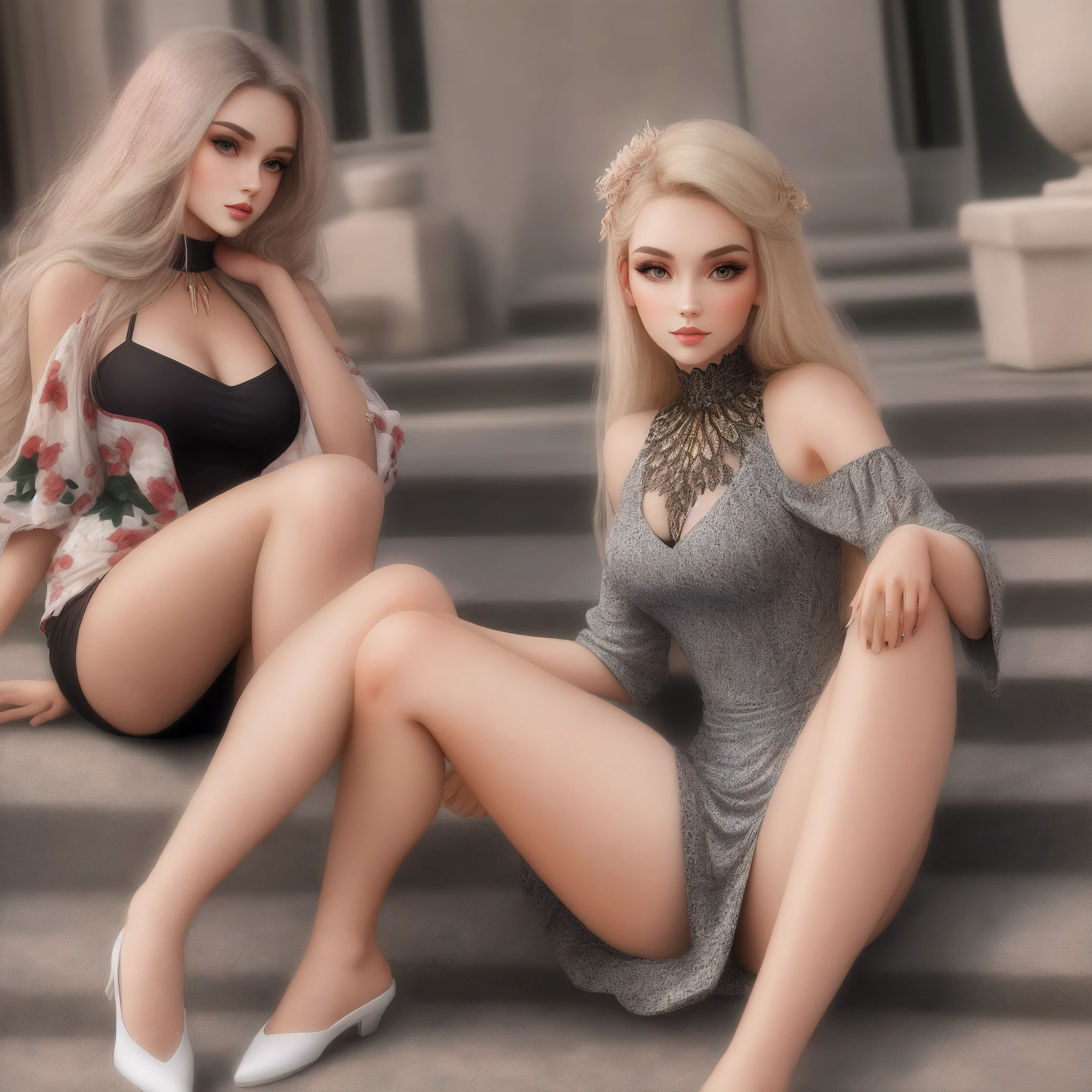 Long legs beauty feminine