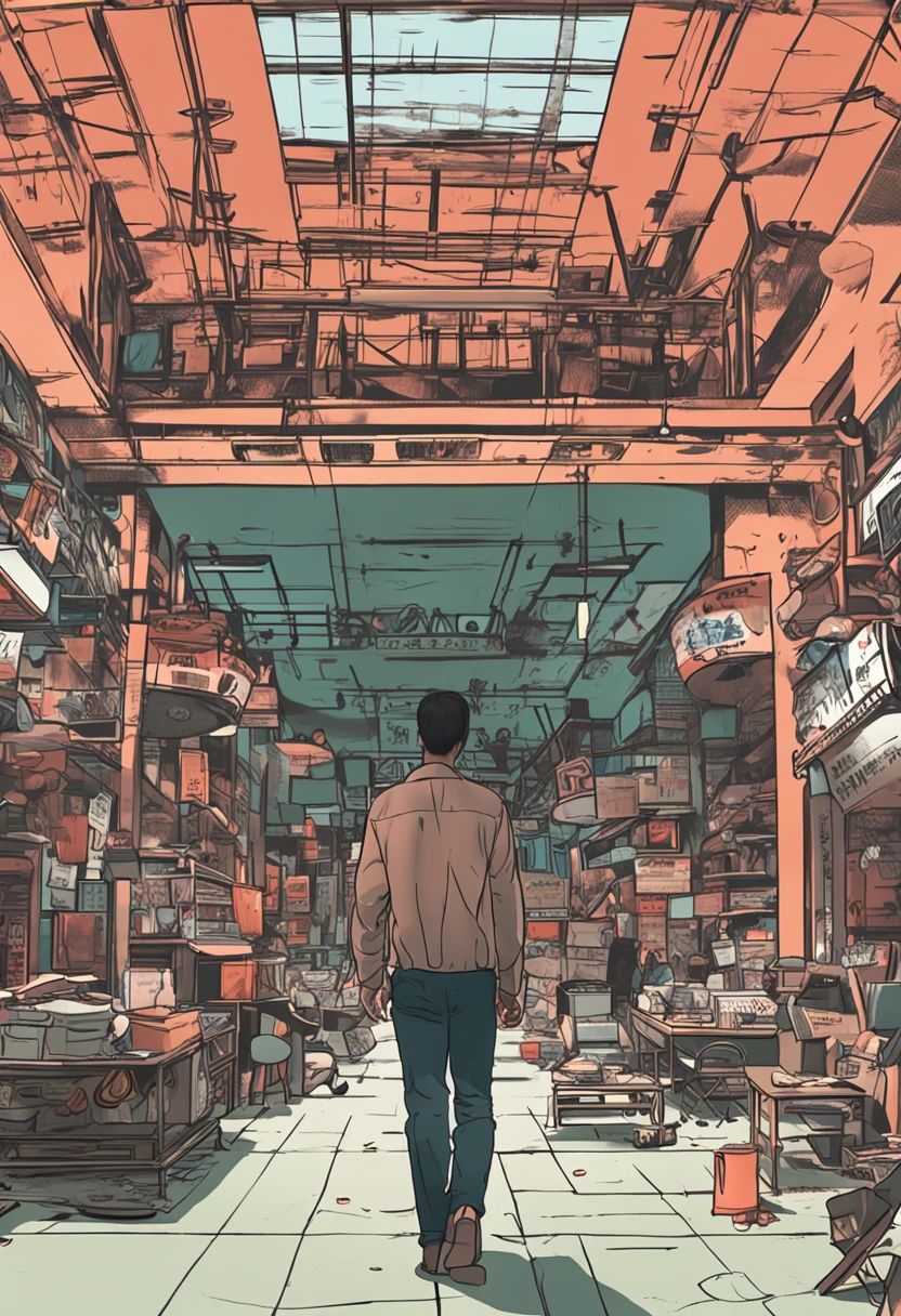 Korean male interior background , Wearing glasses ,ar 3:2, realisticc