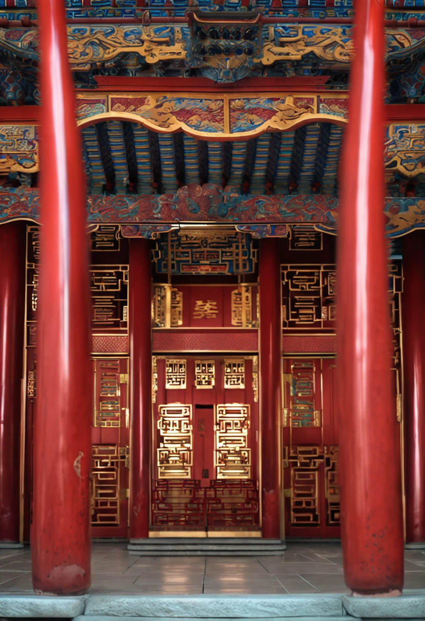 Chinese Forbidden City elements，Palace Museum，Cultural creativity。edgBunny。themoon。celestial gardens，cute big breasts，超高分辨率，Best Picture Quality，cinmatic lighting，C4D