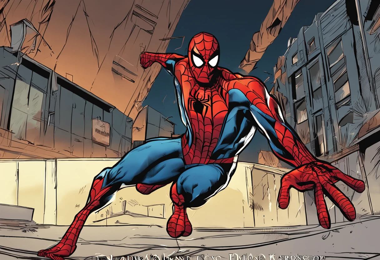 Spider-Man without a mask