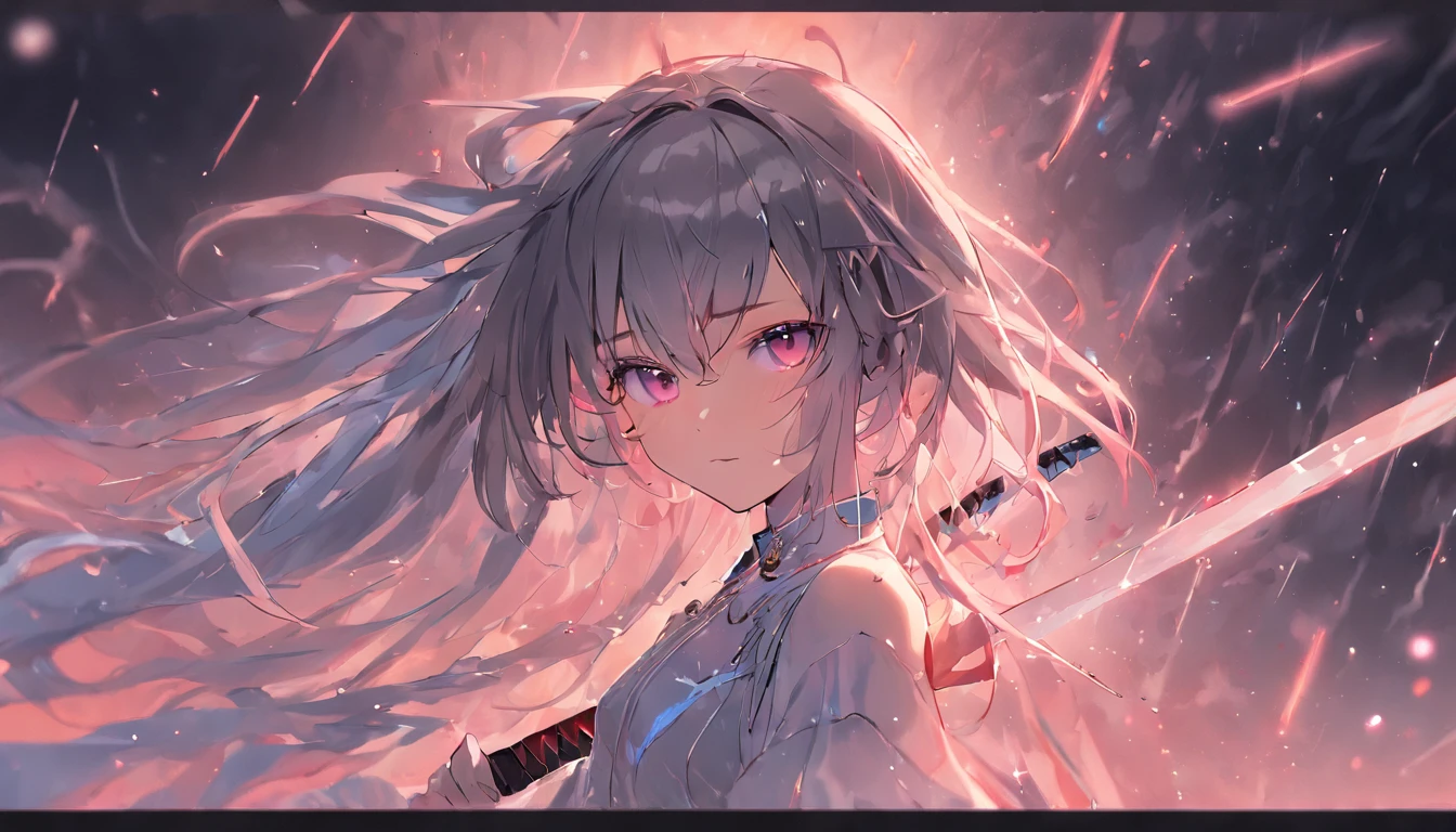 Best quality,tmasterpiece,A high resolution,CG, 1girll,Chinese actress Xiao Wan,arma,The sword,long whitr hair,shift dresses,Eau,(Temptation 1.5),独奏,jewely,white dresses,耳Nipple Ring,hair adornments,spatter,The upper part of the body,hair-bun,brunette color hair, illuminating,Frankness,photore,A high resolution,8K,Bokeh,(Depth of field 0.5),high detal