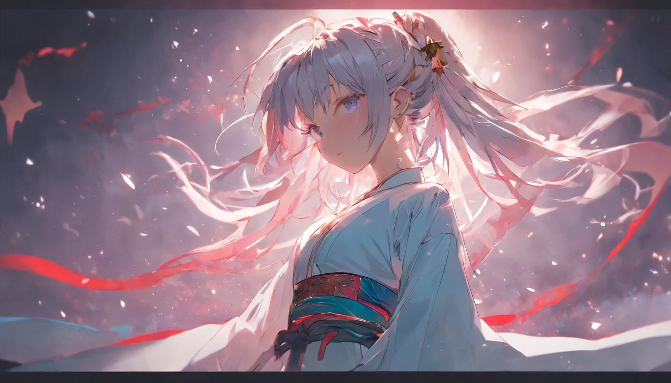 Best quality,tmasterpiece,A high resolution,CG, 1girll,Chinese actress Xiao Wan,arma,The sword,long whitr hair,shift dresses,Eau,(Temptation 1.5),独奏,jewely,white dresses,耳Nipple Ring,hair adornments,spatter,The upper part of the body,hair-bun,brunette color hair, illuminating,Frankness,photore,A high resolution,8K,Bokeh,(Depth of field 0.5),high detal
