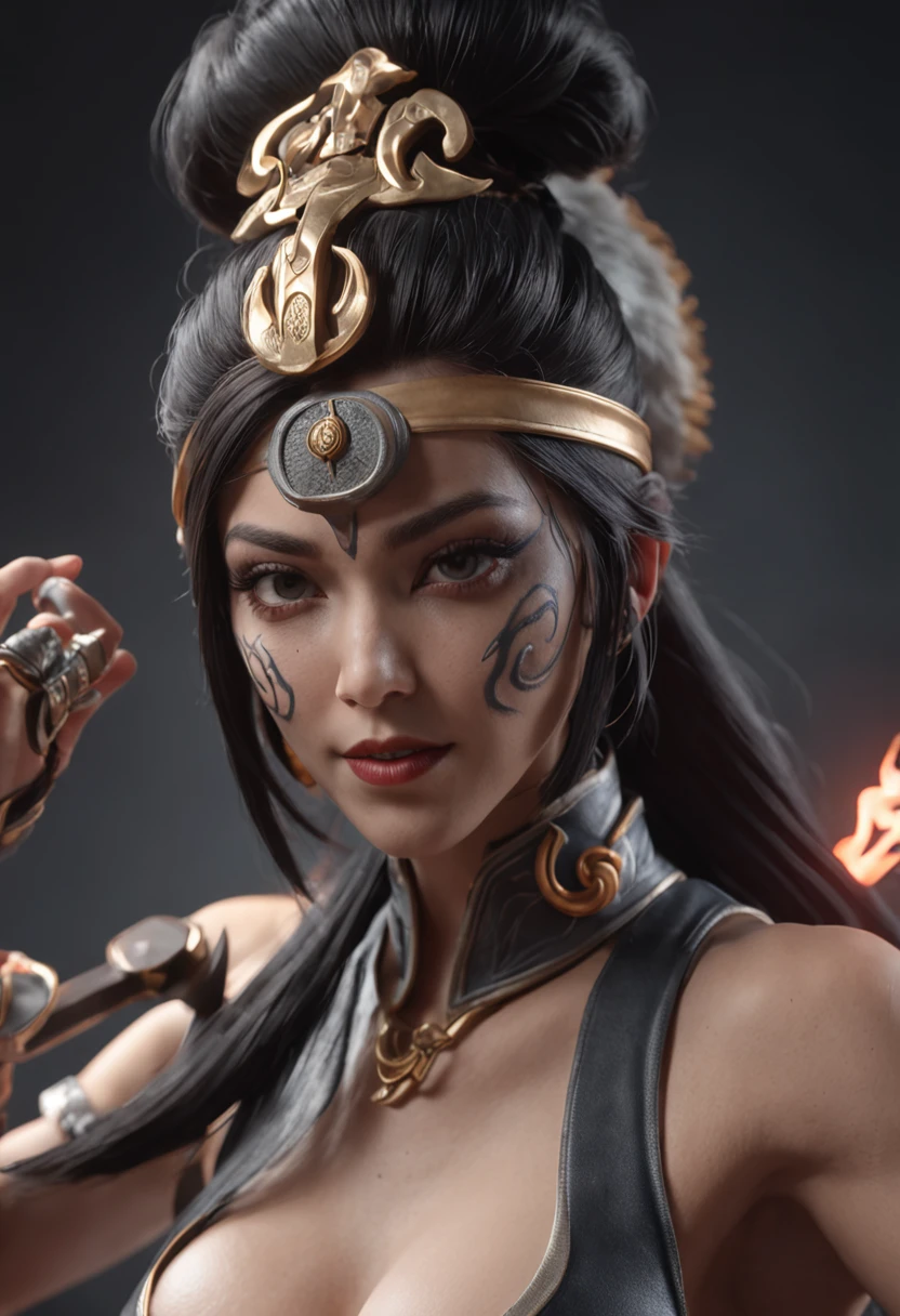 ((Akali de League of Legends, Ultra realista)), (((corpo inteiro))), (((perfect hands))), Usando a Arma Samurai, fundo antigo, (((Armas Perfeitas))), elegante, gray and black smoke, atordoante, hyper realistic, octan render, surrounded by the effect of smoke and lightning, Estilo League of Legends, fundo antigo, elegante, deslumbrante, (papel de parede), arte conceitual, detalhes intrincados, altamente detalhado, ((cinemactic)), Dramatic, (mais alta qualidade, Concedido, obra-prima:1.5), (fotorrealista:1.5), fotografia, Realistic photo, Nikon, Luz Natural, 4k, highes definition, XF IQ4, 150MP, 50 millimeters, ISO 1000 Certification, 1/Anos 250, Luz Natural, Adobe Lightroom, photolab, Photographic Affinity, PhotoDirector 365,