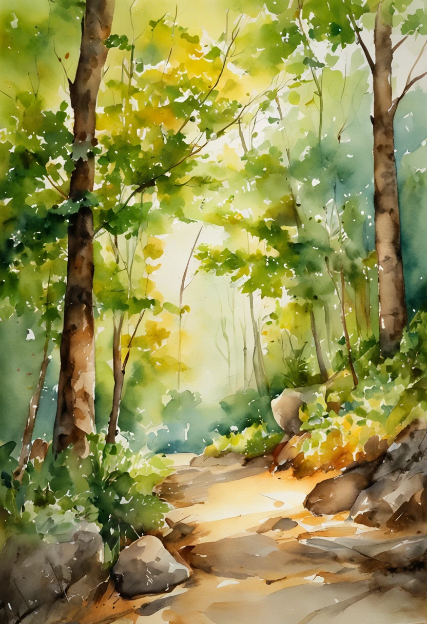 rays of sunshine,Red Maple,jungles,rios,Highest image quality,8K分辨率,((a mosaic)),Hard-edge Painting,watercolor paiting,8K,Matte look,Li Tang,Impressionism,Ultra-close-up,ultra-wide-angle,hyper HD,ultra fine detailed,octaneratingrendering,Studio quality