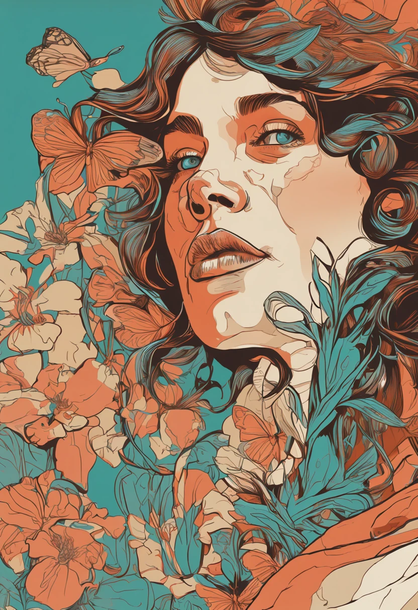 Surrealist portraits of women by David Hockney and Alphonse Mucha,Fantasyart,photographrealistic,动态照明,art stations,poster for,Volumetriclighting,Very detailed faces,4 k'',,1girll,in the darkness nigth,deep shading,low tune,Cowboy photos,(formal outfit:1.4),long whitr hair,whaite hair, above waist,Bare chest,no top dress,Milky white,Leaking ,beautiful and clear eyes, dampness, profesional lighting, フォトンマッピング, delicatenecklace, Delicate earrings,big breasts beautiful, big breasts enchanting, Hyperdetailed painting