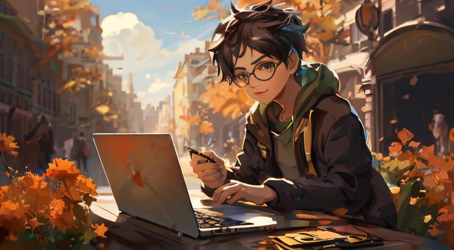 Anime boys, Play football with Ronaldo,Guviz-style artwork, Artgerm and Atey Ghailan, Digital anime illustration, Makoto Shinkai Cyril Rolando, cyril rolando and goro fujita, harry potter in cyberpunk, Detailed digital anime art, Digital anime art, Makoto Shinkai. a digital rendering
