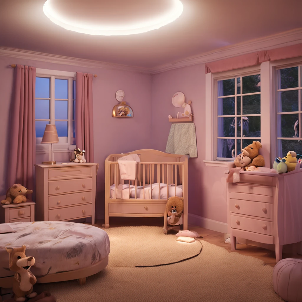 qualidade de imagem do filme,Disney Animation,style of disney animation,Disney film animation,Filmes 3D,newborn baby, dormindo, boat, lilac clothing, quarto bege, Luz baixa,luz real,Traching de raias,oc renderizado,hyper-realistic,melhor qualidade,8k,Obras de mestres,super-fino,pelos detalhados,anatomia correta,foco nítido,Bokeh,Facial features are carefully described