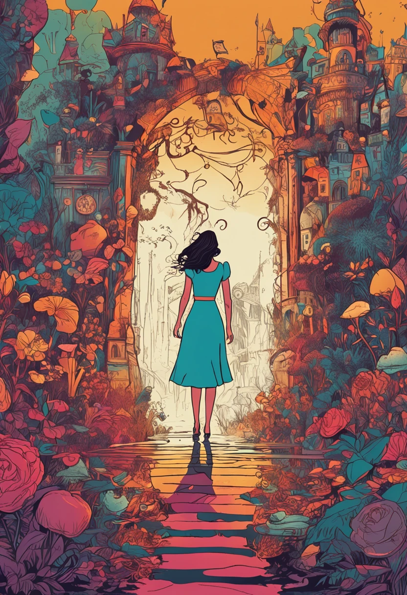 Alice in the Land of Mirrors、silhuette