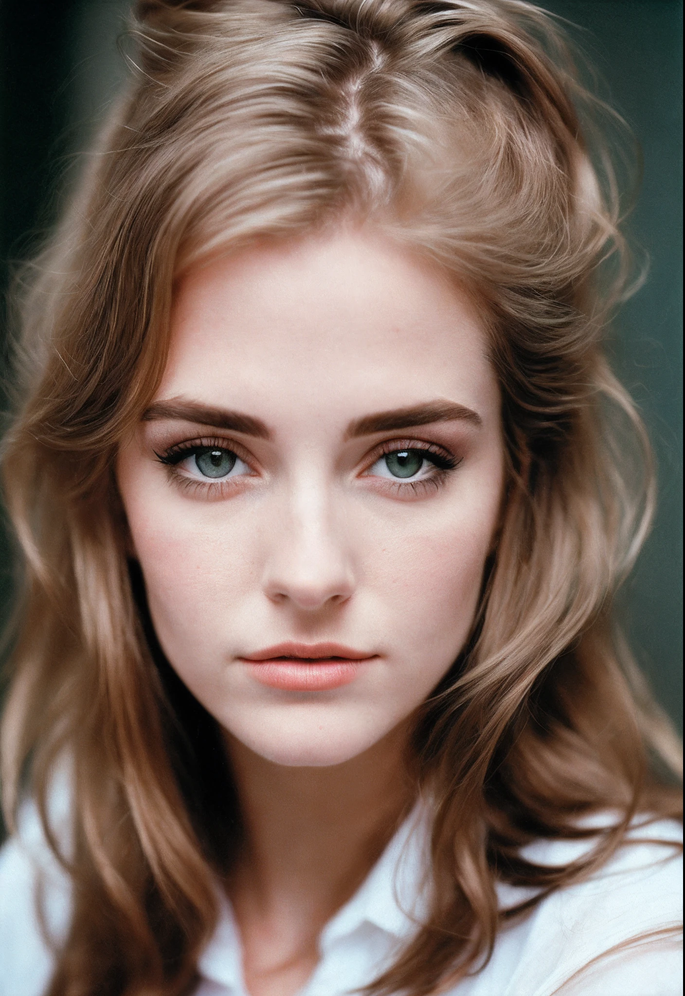 (best quality, 8k, 32k, masterpiece, UHD: 1.3), Images of British women, (big: 1.0), (transparent shirt: 1.1), Super detailed faces, Lip details, beautiful eyes , Double eyelids, long hair (long: 1.3), (light: 1.2) Portrait 3:4 (Close-up, Photography editorial de uma mulher de 21 years), (Rosto altamente detalhado:1.4) (sorrir:0.7) (fundo dentro escuro, Moody, estudo privado:1.3) Pov, Director: Lee Jeffries, Nikon D850 | , filme fotografia de stock, 4 Kodak Portra 400, camera f1.6 lentes, cores ricas, Surreal, textura realista, Impressive lighting, cinestill 800,