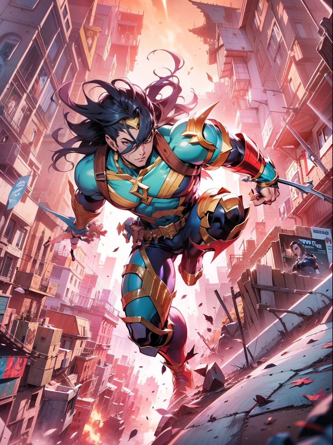 (Art principal Joe Madureira), Style HQ Comix, Un dessin plein d’action Castlevania Lord of the shadows hyper realistic super detailed comics story;, beste-Qualit, highly quality, Haut, detail enhancement, ((La plus belle image du monde)) The focus is on the correct 5 fingers of each hand and the right shade, , Image lumineuse, 4K, High resolution, comics, comic book character, highly quality, Haut, Amazing lighting, detail enhancement, 8k resolution, Inspirant, disque dur, 4K, Natural Volumetric Lighting And Best Shadows, profondeur de champ, mise au point nette,::Pencil inking comix for Richard Luong ::, Perfect and detailed angular acute oval human face, Corps entier, comics style, anatomie parfaite, centered, Approcher la perfection, dynamique, highly detailed, feuille de personnage, art station, Art conceptuel, lisse, mise au point nette, illustration, yeux noirs, Content, Image lumineuse, 8k, How to watch a digital movie, Illustration par Stanley Artgerm Lau, Illustration par Kenneth Rocafort, Illustration par Genzoman, Illustration par Joe Madureira, Illustration par BlushySpicy, Illustration by Stjepan Sejić, Arte POR J Scott Campbell, Illustration par Guillem March, Arte de Citemer Liu, 4K, High resolution, comics, comic book character, comique, highly quality, Best quality, highly quality, intricate high detail, Ultra pointu, Highly detailed 8k CG unit, Homme avec chemisier et casquette en jean blanc, Running frantically in a city full of people