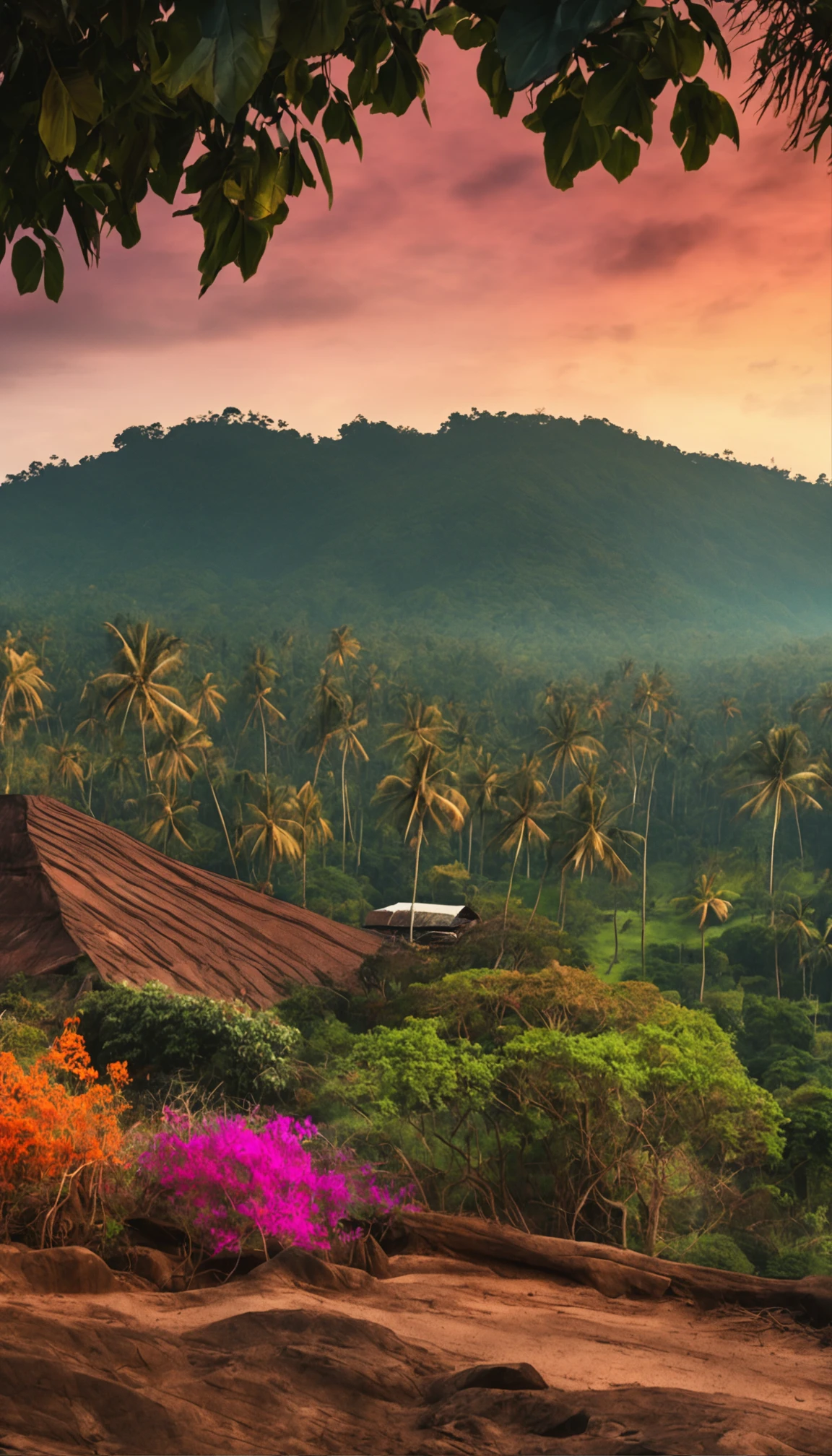 A montage of picturesque Sri Lankan landscapes, historical sites, and images of poets