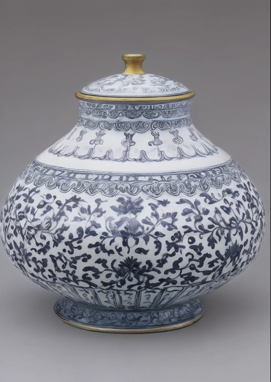 Blue and white porcelain,In a chic,Extremely colorful,