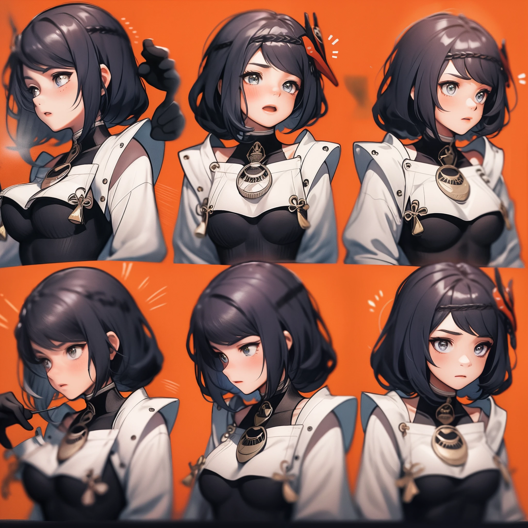 (Masterpiece), (Good quality at the best), highly detailed,ultra-detailed,(extremely detailed CG unity 8k wallpaper),Incredibly nonsense..,(Formal art),colorful,(Line optimization),
The woman's facial features were extremely beautiful., extremely delicate and beautiful eyes,
1girl, animal_ear_fluffy, animal_ears, arm_climb, armpits, is_watch can see_pass_thighs, smooth, just_shoulder, light blue_eyes, Blush, chest, brown_hair, cowboy_shoot, single_collar, eyebrow_watch can see_pass_hair, counterfeit_animal_ears, fox_ears, fox_girl, fox_tail, glove, color gradient, color gradient_background, gray_background, hair_between_eyes, Leotard, watch_at_watcher, navel, necktie, tits, rabbit_ears, see-pass, short_necktie, money_hair, small_chest, alone, tail, thigh_space, white_glove, wrist_wrist
(body at perfect), (charming),
(fine and beautiful detailed skin), (Oily skinเงา:1.0), (Oily skin:1.0), (oil highlights:1.0),
sexually suggestive, female orgasm,