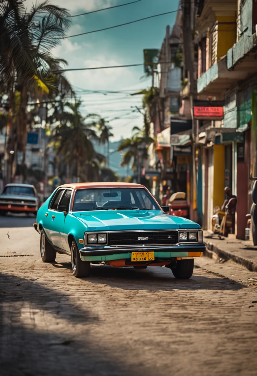 chevrolet opala, 1979, carro inteiro, na rua de uma cidade, lindo.