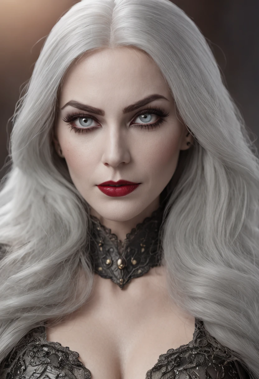 Vampire Princess, , breathtakingly beautiful , blue eyes, whitish blonde hair