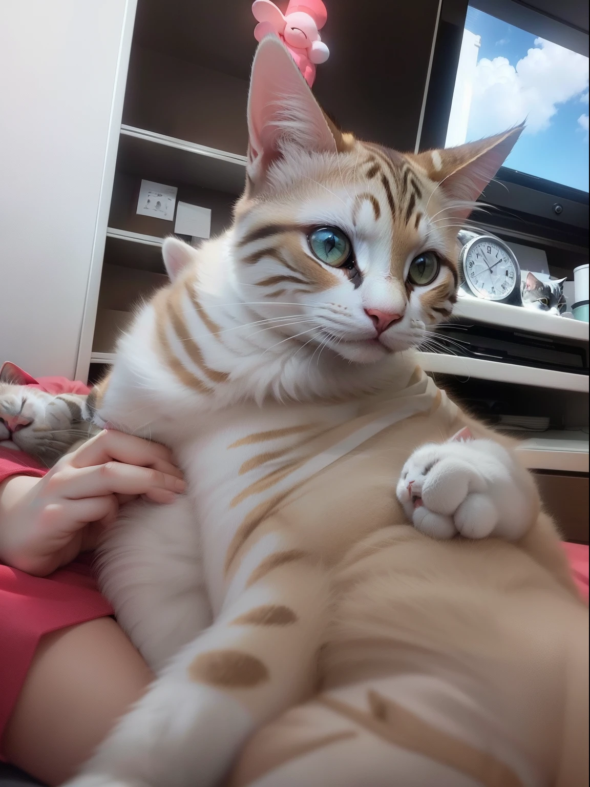Cat boy,delicated,The kinky is exposed,Playing with the reproductive organs
