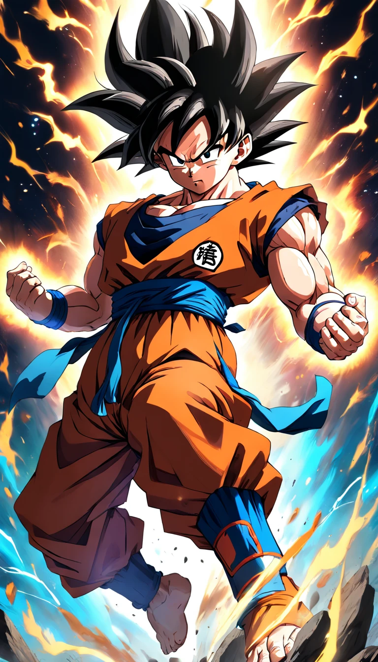 Goku in mortal Kombat, own character design