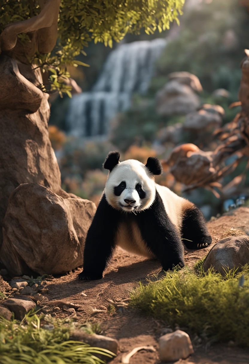 giant panda，tmasterpiece，best qualtiy，8K