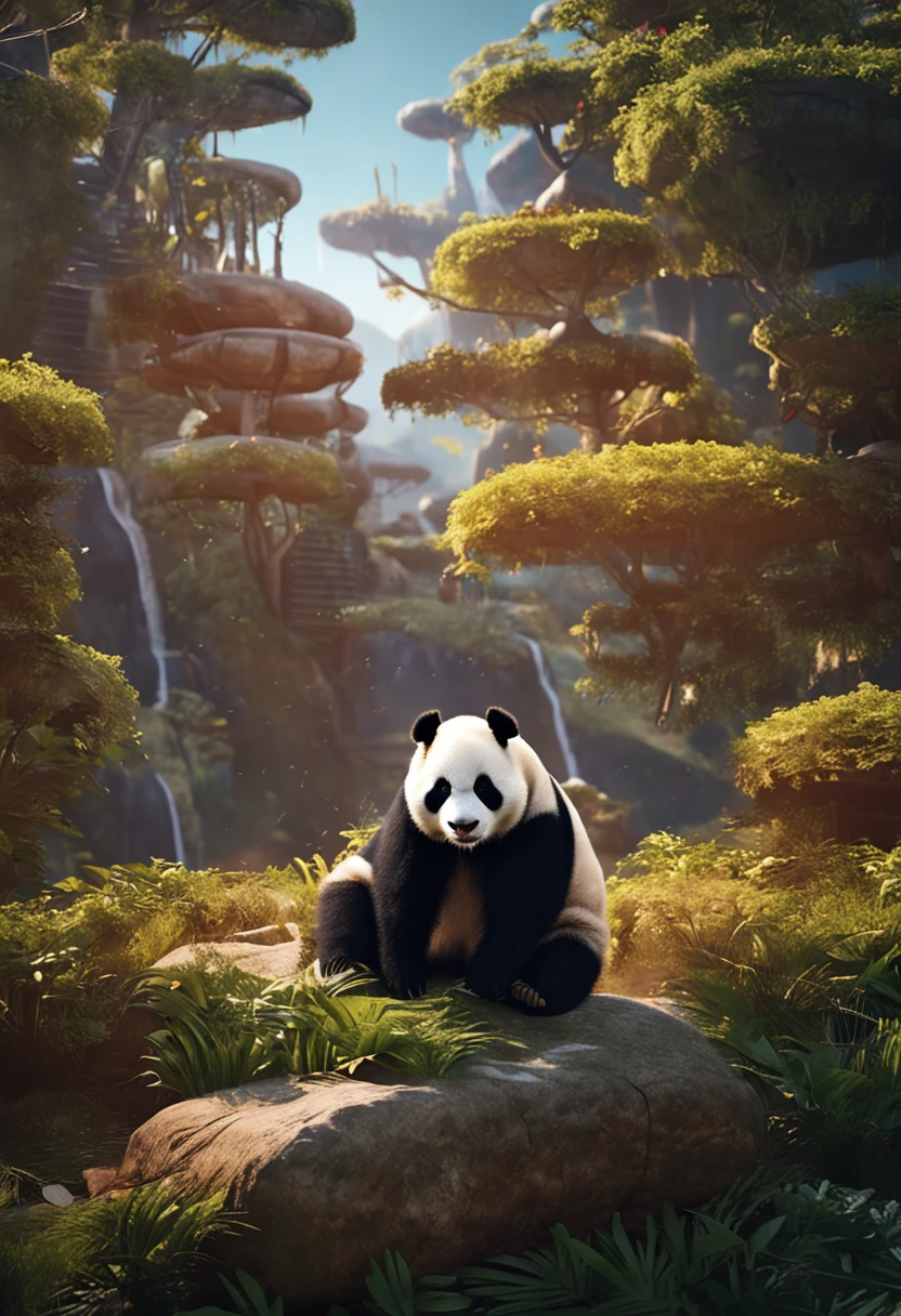 giant panda，tmasterpiece，best qualtiy，8K