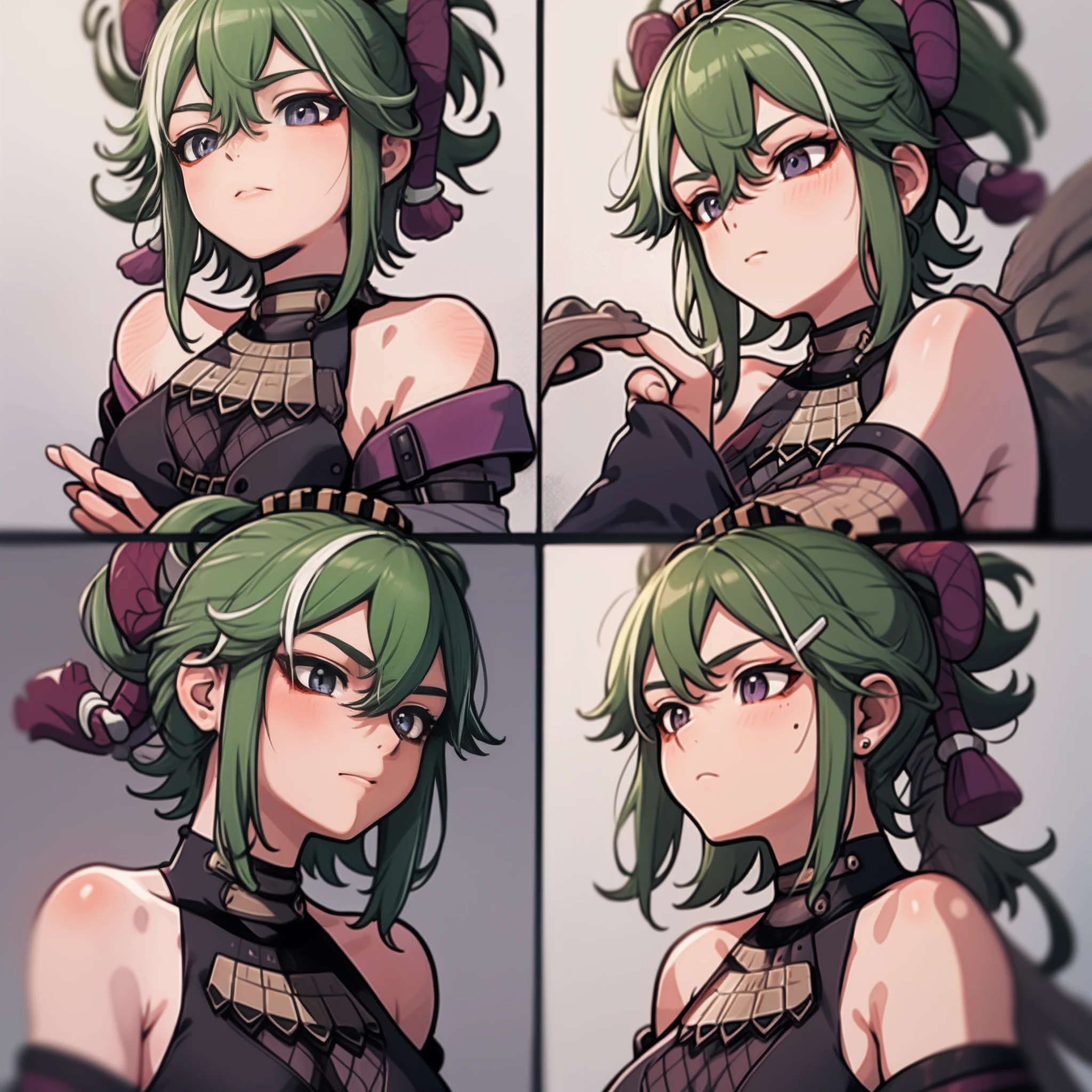 1 Cute Girl,9 tables,9 poses and expressions,Different emotions,10