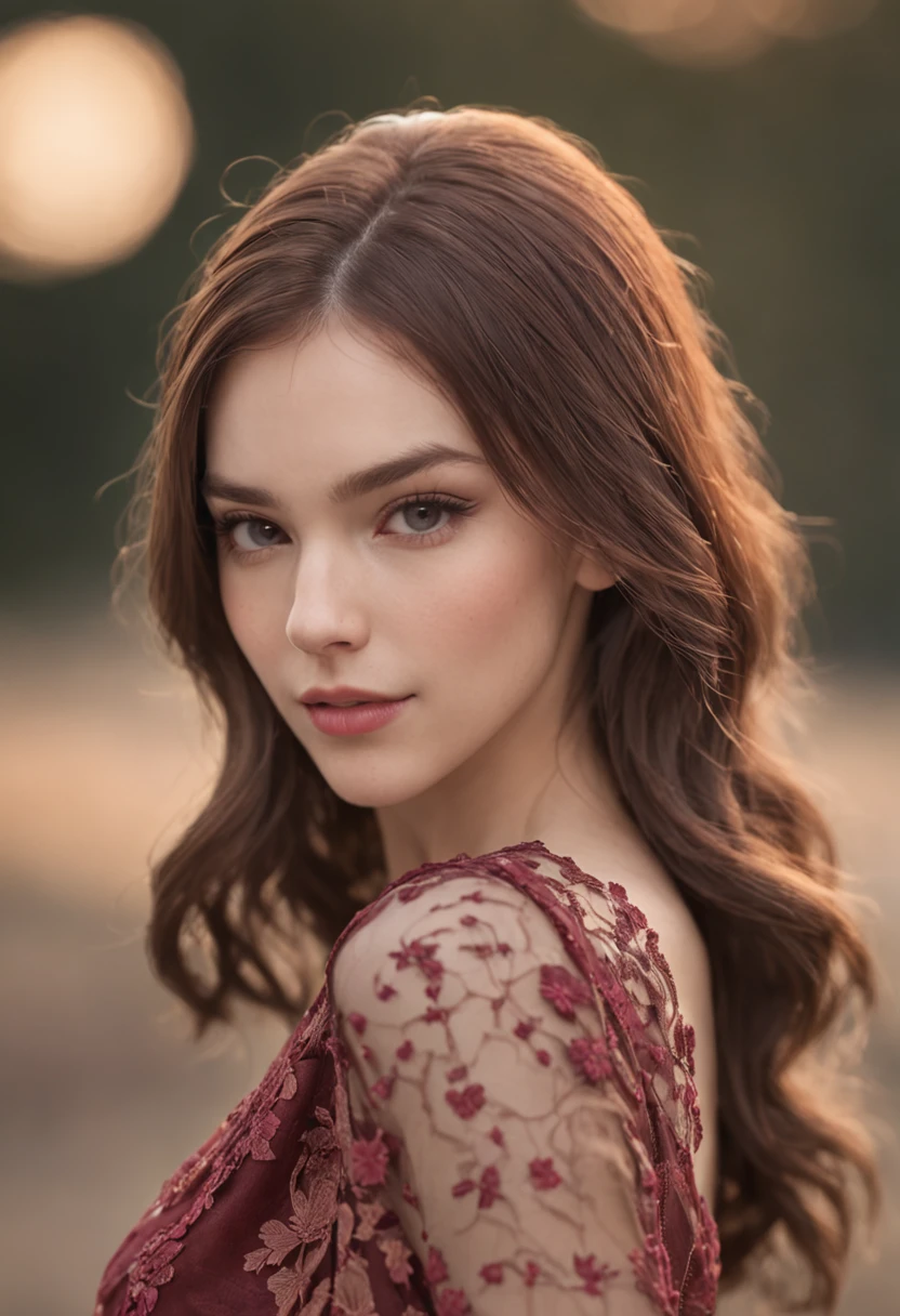 best quality, masterpiece, high resolution, 1girl, beautiful and perfect face, bob cut, maxi dress, intricate detailed, cinematic feel, 8k, extremely detailed