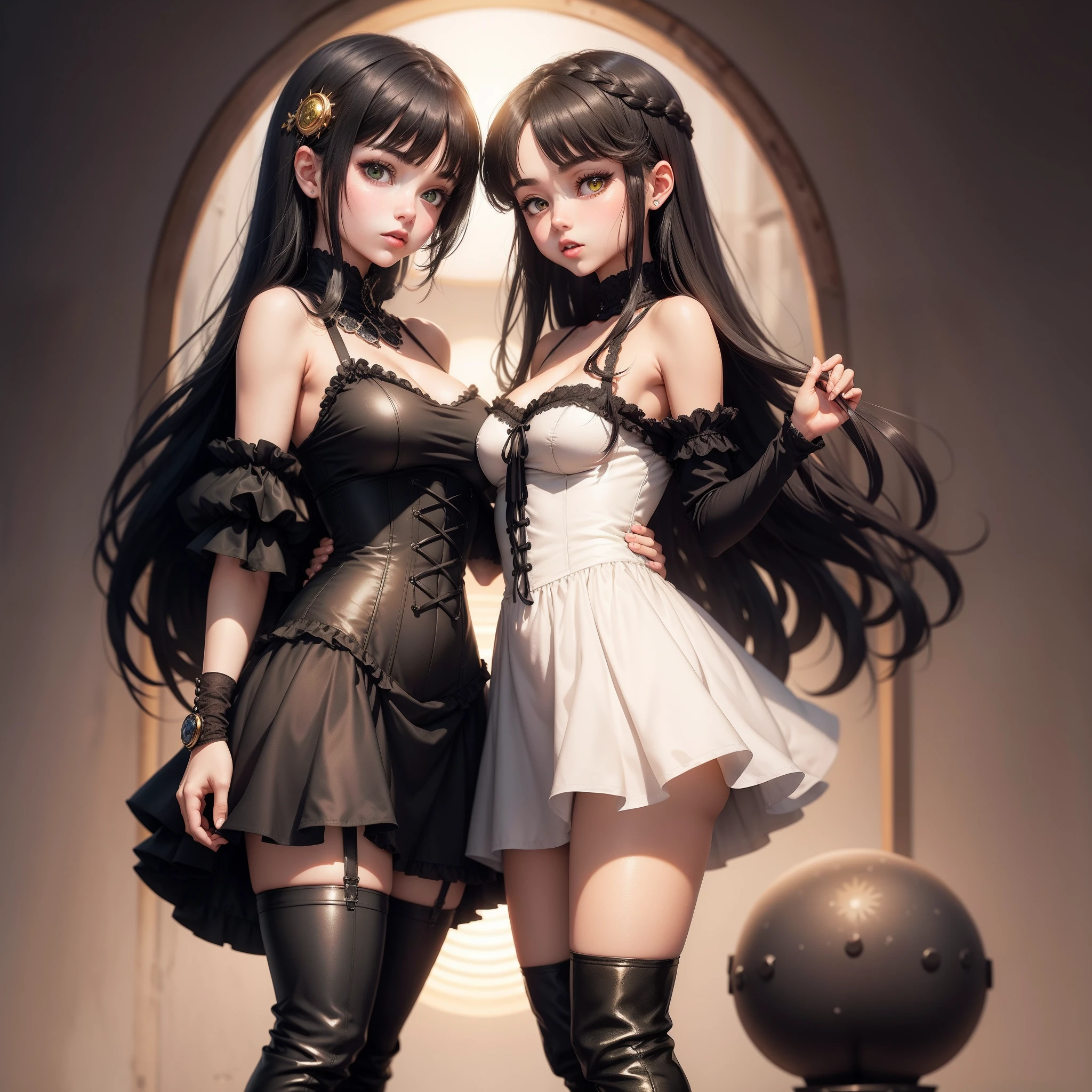 twin goth girls
