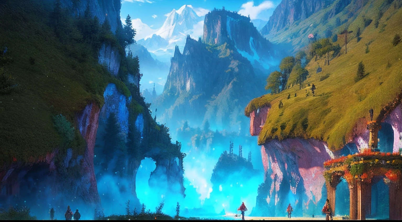 pixel game,scenography,fantastical scenes,hell, Pixel art #pixelart