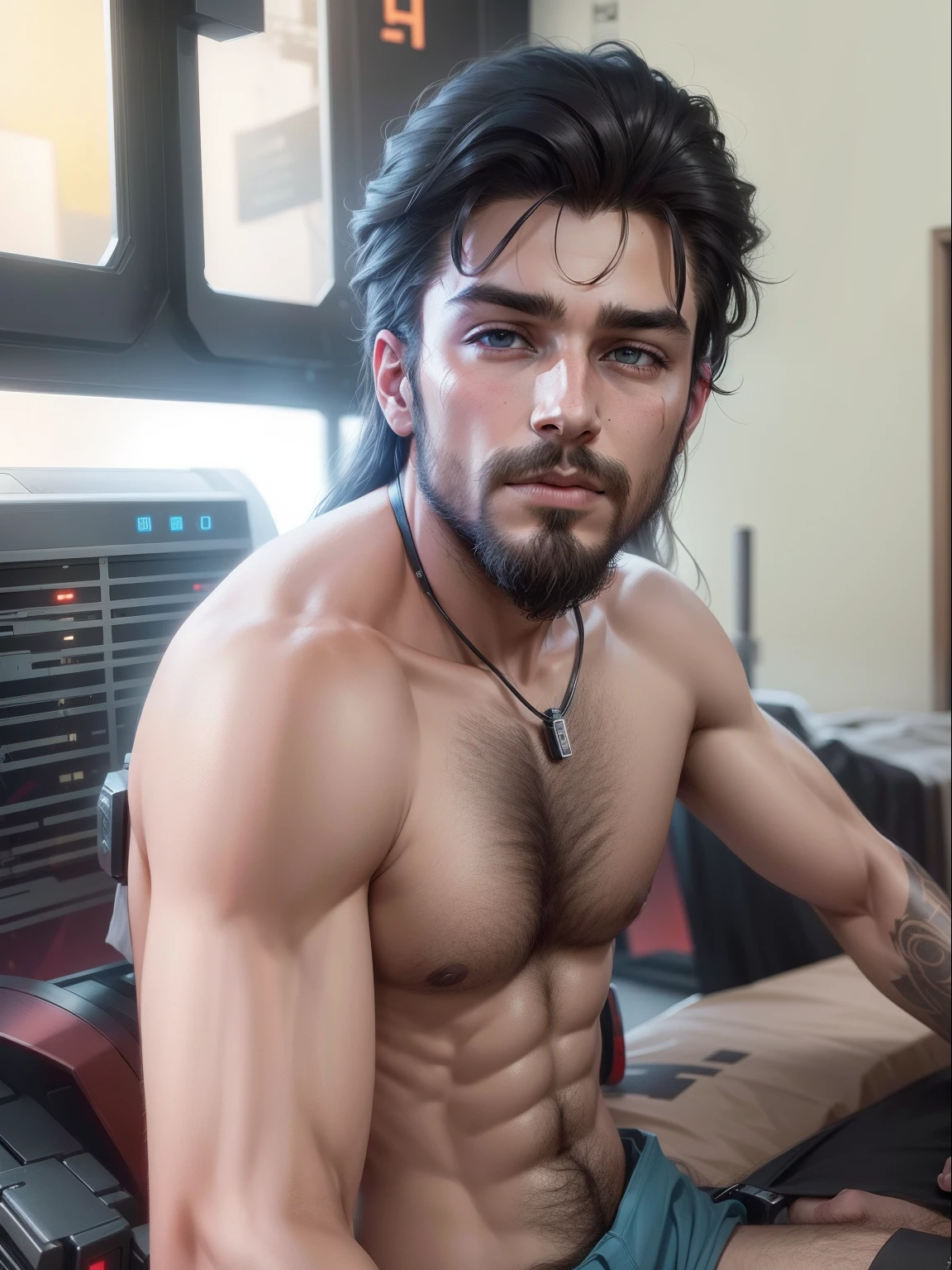 Enhancer quality, 8k , ultra hd realistic face , cyberpunk handsome boy realistic background, long hair children face , cute , black cloth , king ,