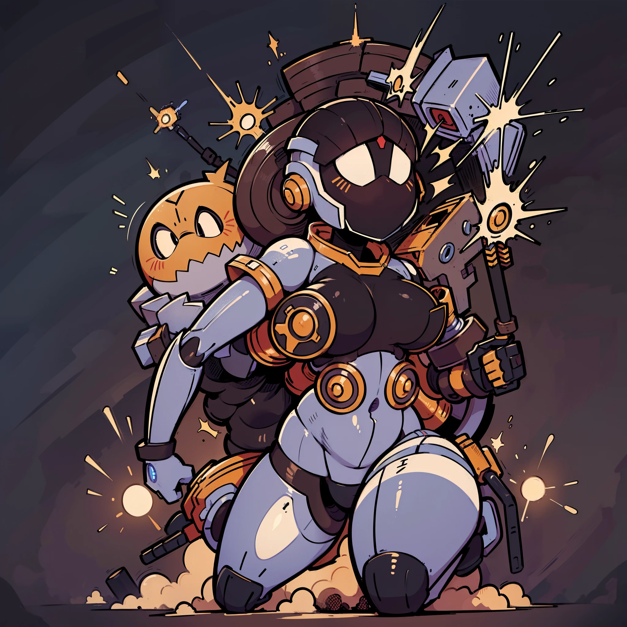 Robot girl, hips, wearing a hood with a cape, perched on a rock, shoreline, beautiful thighs, curvaceous butt, captivating legs, cool robotic mask, super tall, one person, ass support, holding staff, (best quality,4k,8k,highres,masterpiece:1.2), ultra-detailed, (realistic,photorealistic,photo-realistic:1.37), HDR, UHD, studio lighting, ultra-fine painting, sharp focus, physically-based rendering, extreme detail description, professional, vivid colors, bokeh, portraits, landscape, horror, anime, sci-fi, photography, concept artists, warm color tone, vibrant lighting((fart,farts,farting))