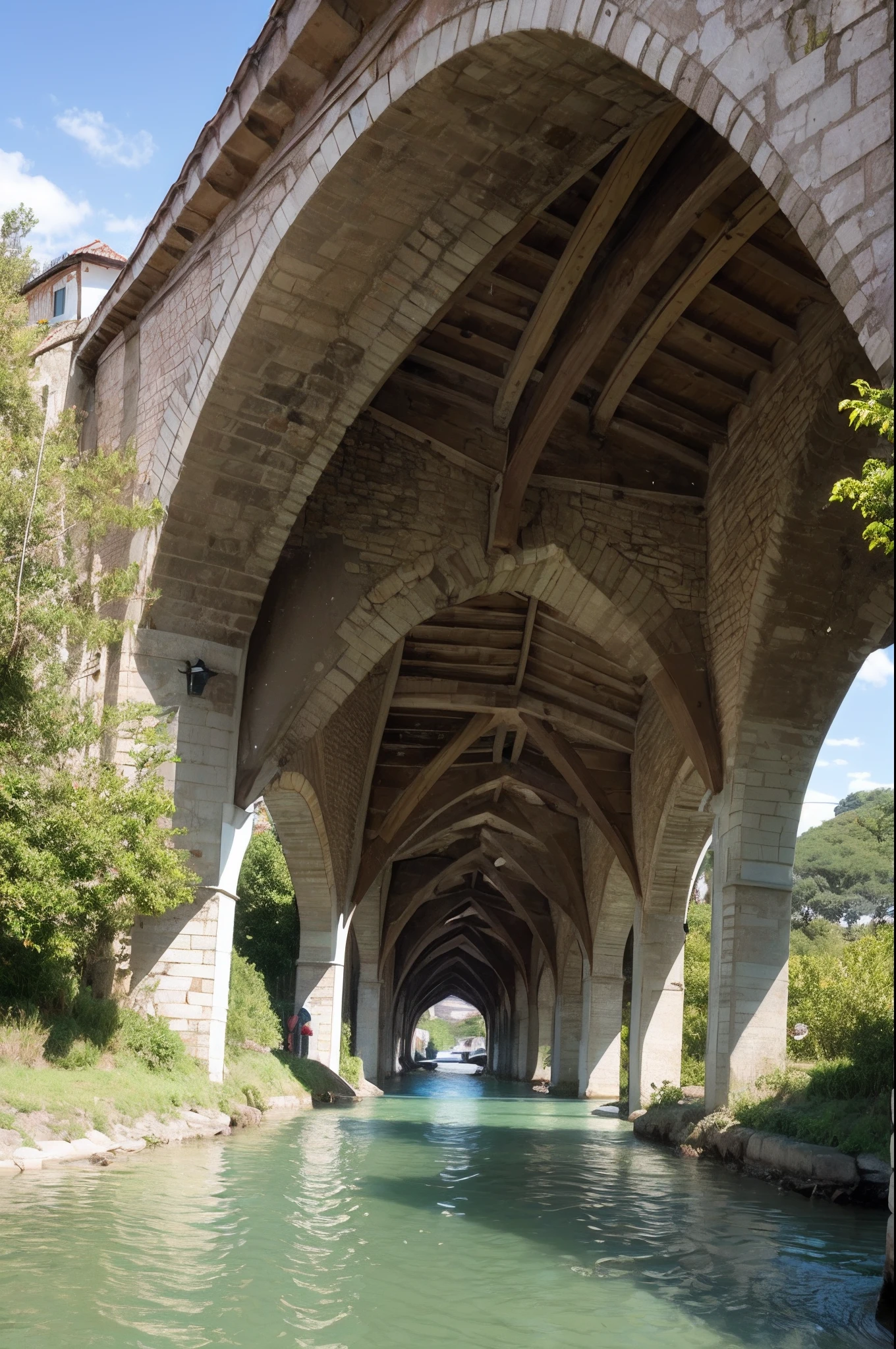 View under the bridge