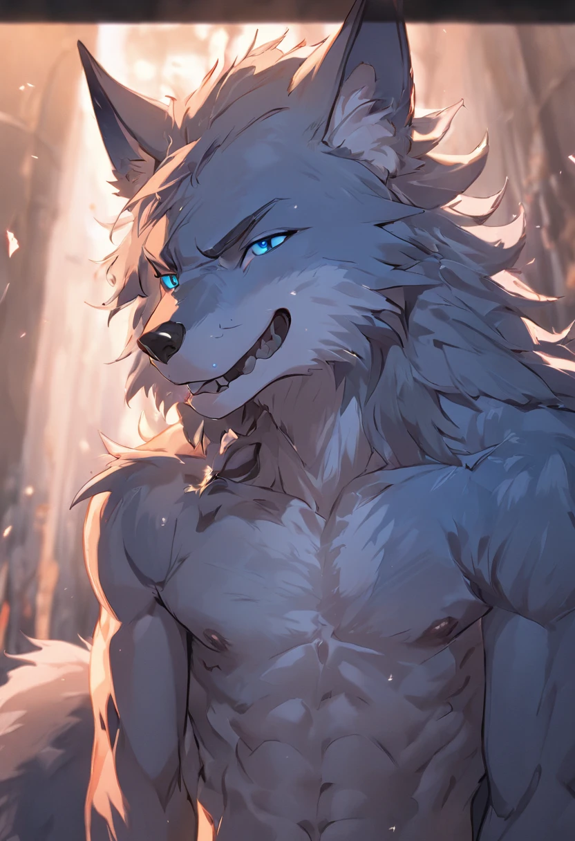 ultra-detailed, masterpiece, masterwork, high quality, best quality, hdr, posted on e621, (by hioshiru), nsfw, male, solo, chibi, (white little body dragon), hairy dragon, (long silver hair, yellow eyes, detailed eyes, white body), standing, (nude, smallpenis, foreskin, balls), front view, dynamic angle