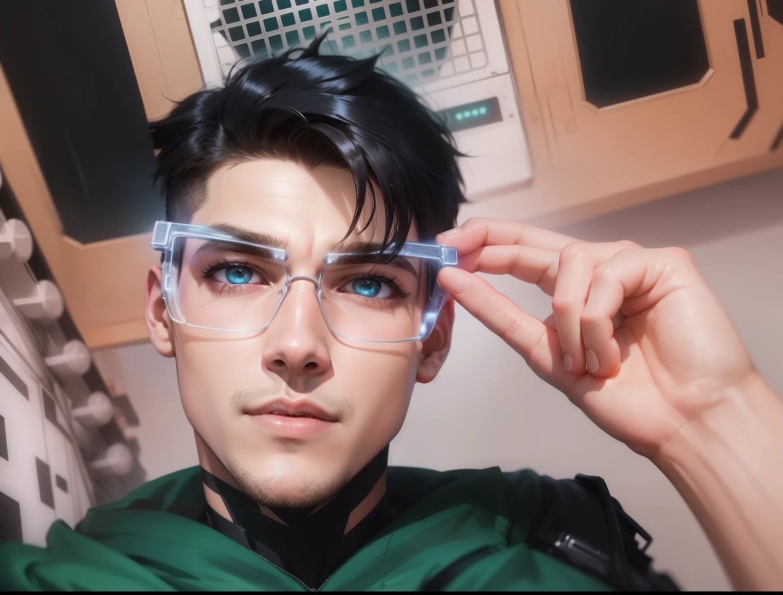 Change background cyberpunk handsome boy, realistic face, 8k, ultra realistic, cute little boy,
Real face,