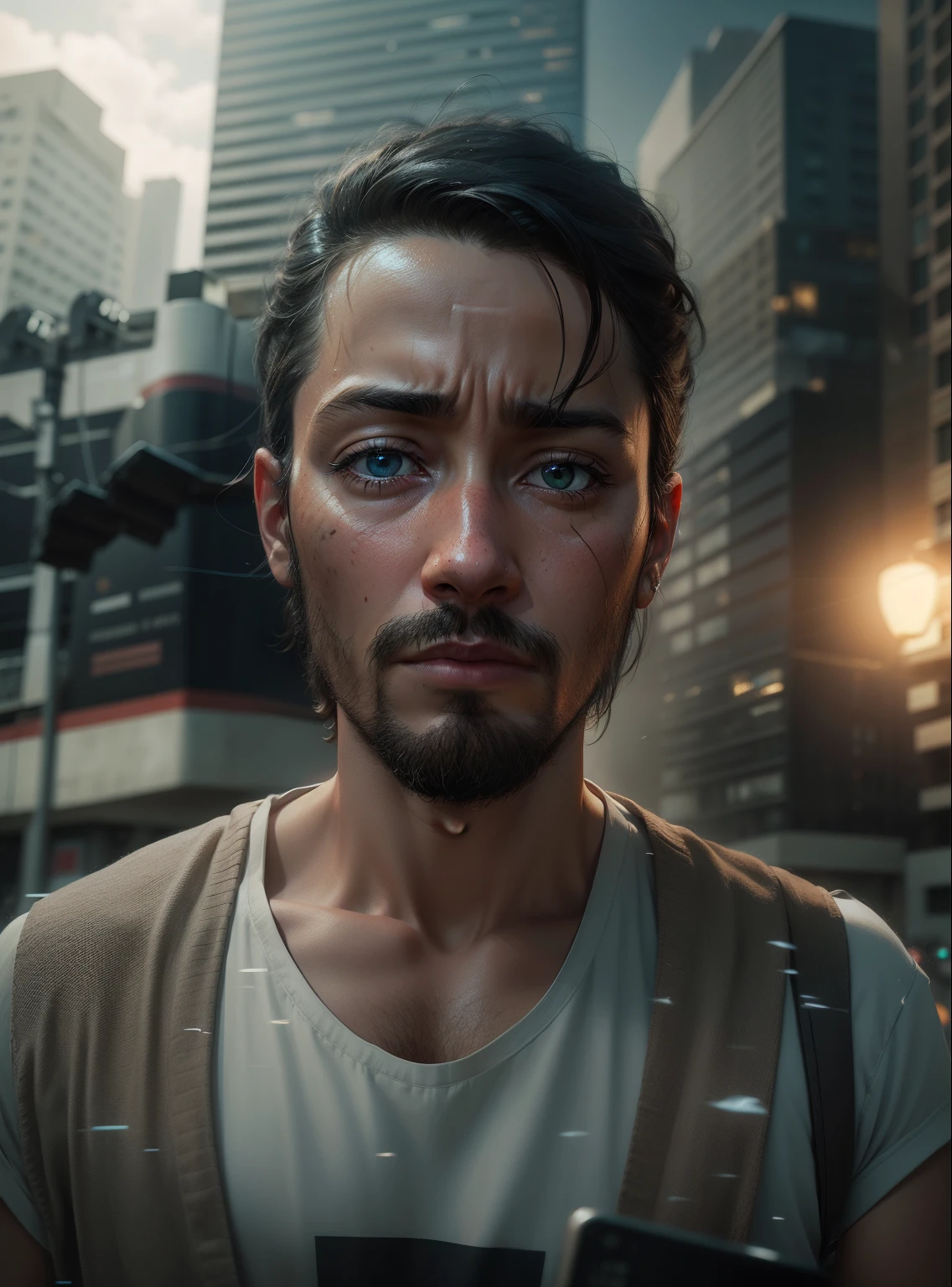 Sad mode and realistic photo editing 8k ultra