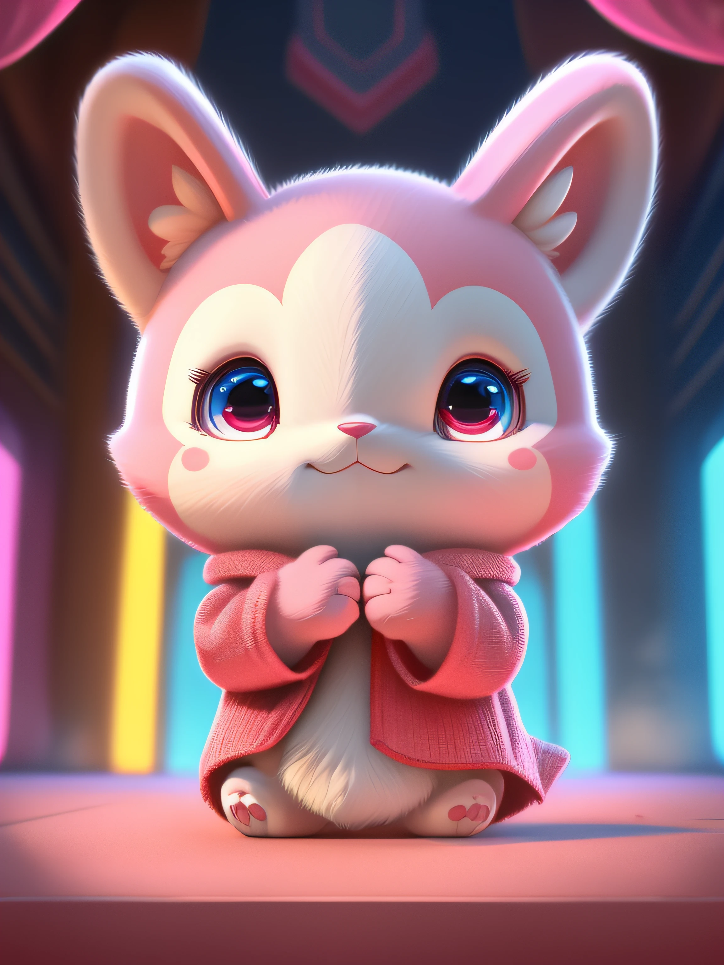 Pink mascot, with eight uprising cultural characteristics, distinctive characteristics, rich connotation Jiangxi city IP has unique creativity and design, in line with the characteristics of the times Cute image, great affinity and communication Cute little animals Furry, anime, contemporary art, UHD