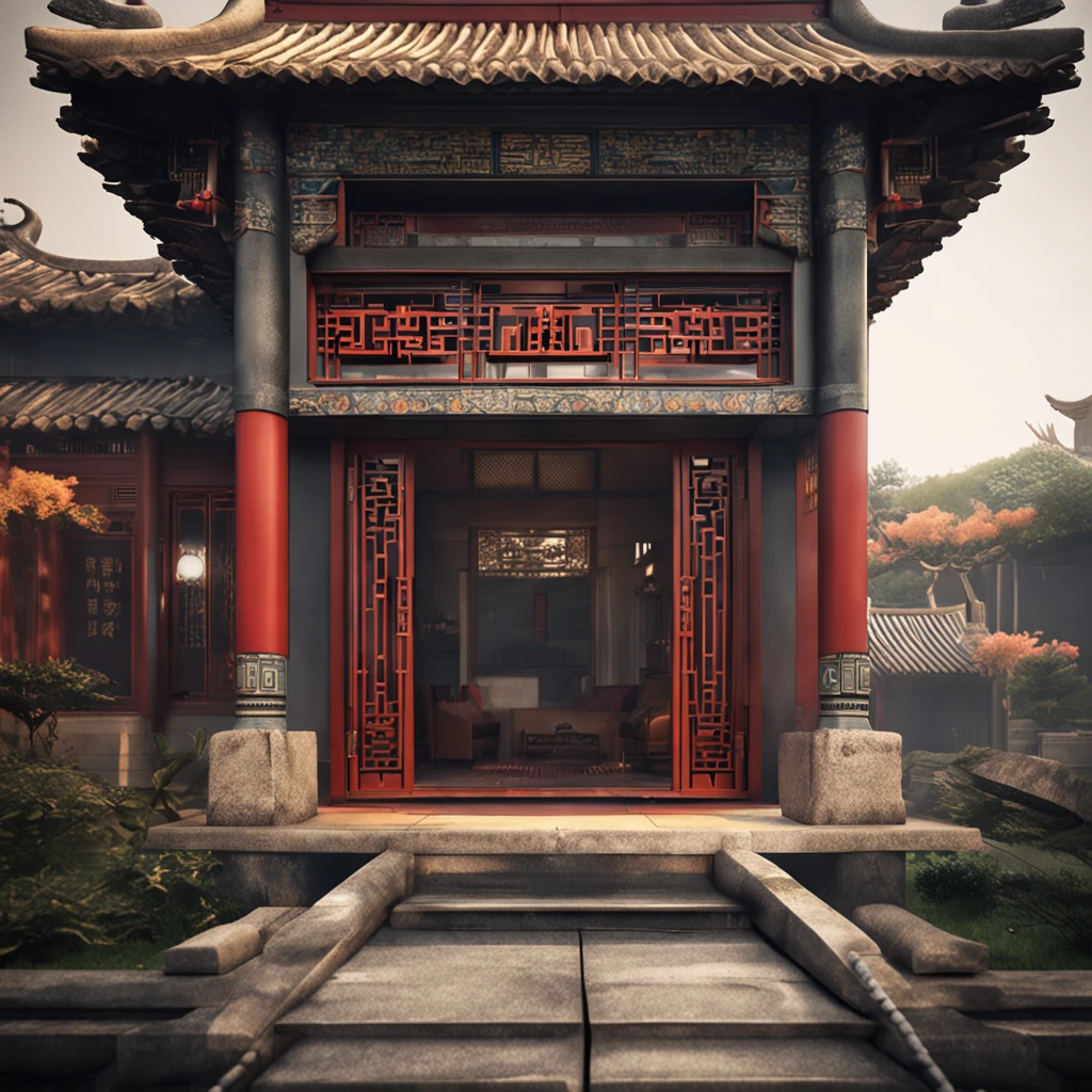 Ancient Chinese architecture，Retro，loft