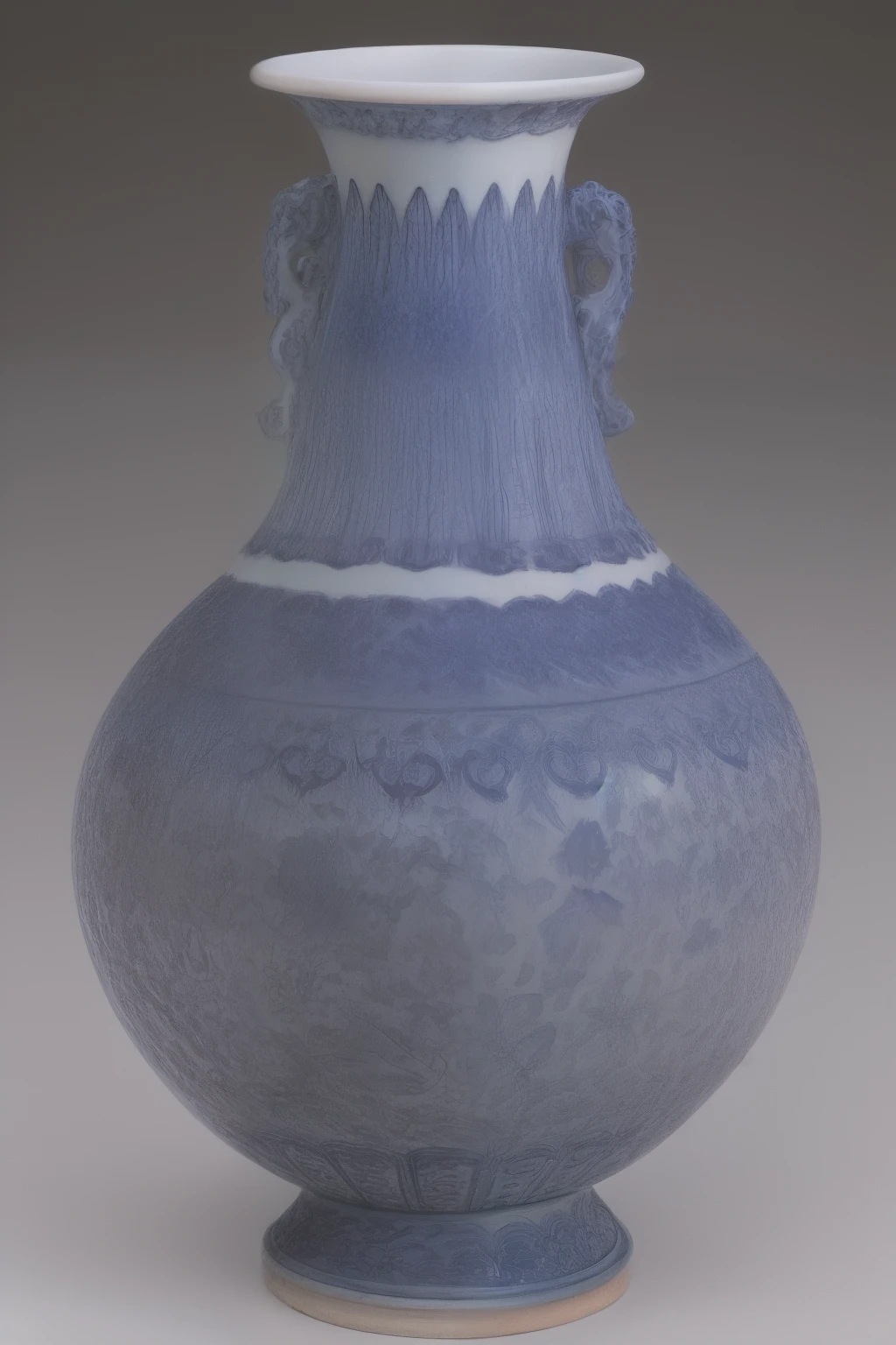 Blue and white porcelain of the Yuan dynasty,Higher than people,One pair of porcelain,Chinese interior,The tall figure lies on porcelain